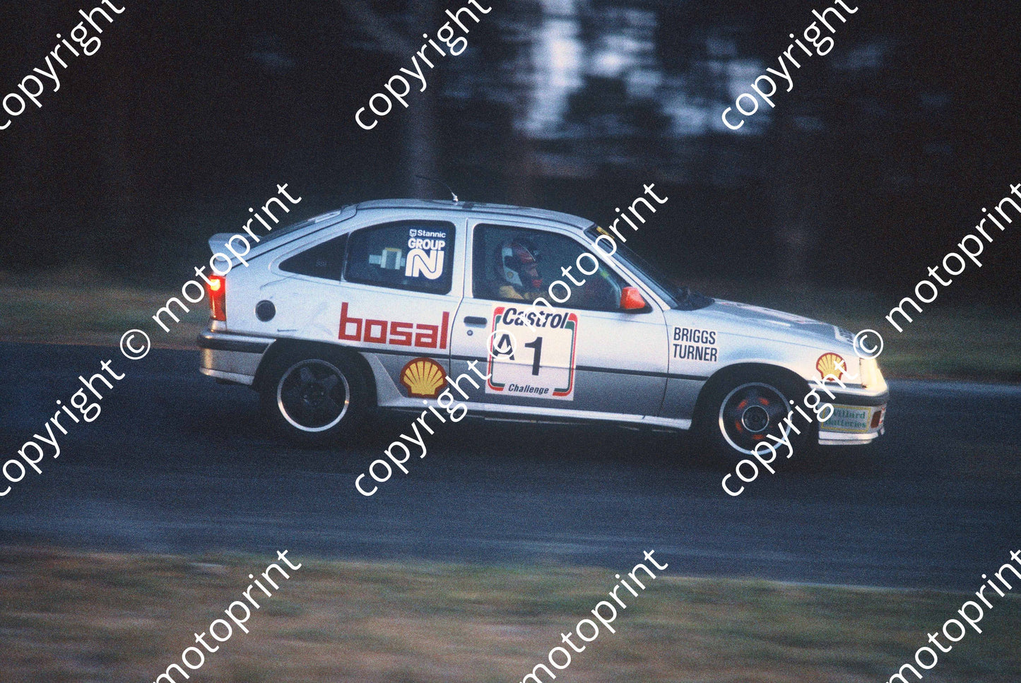 1992 Killarney 9 hr A1 Michael Briggs Roddy Turner Opel Kadett 16V evening ed(Courtesy Roger Swan) (1)