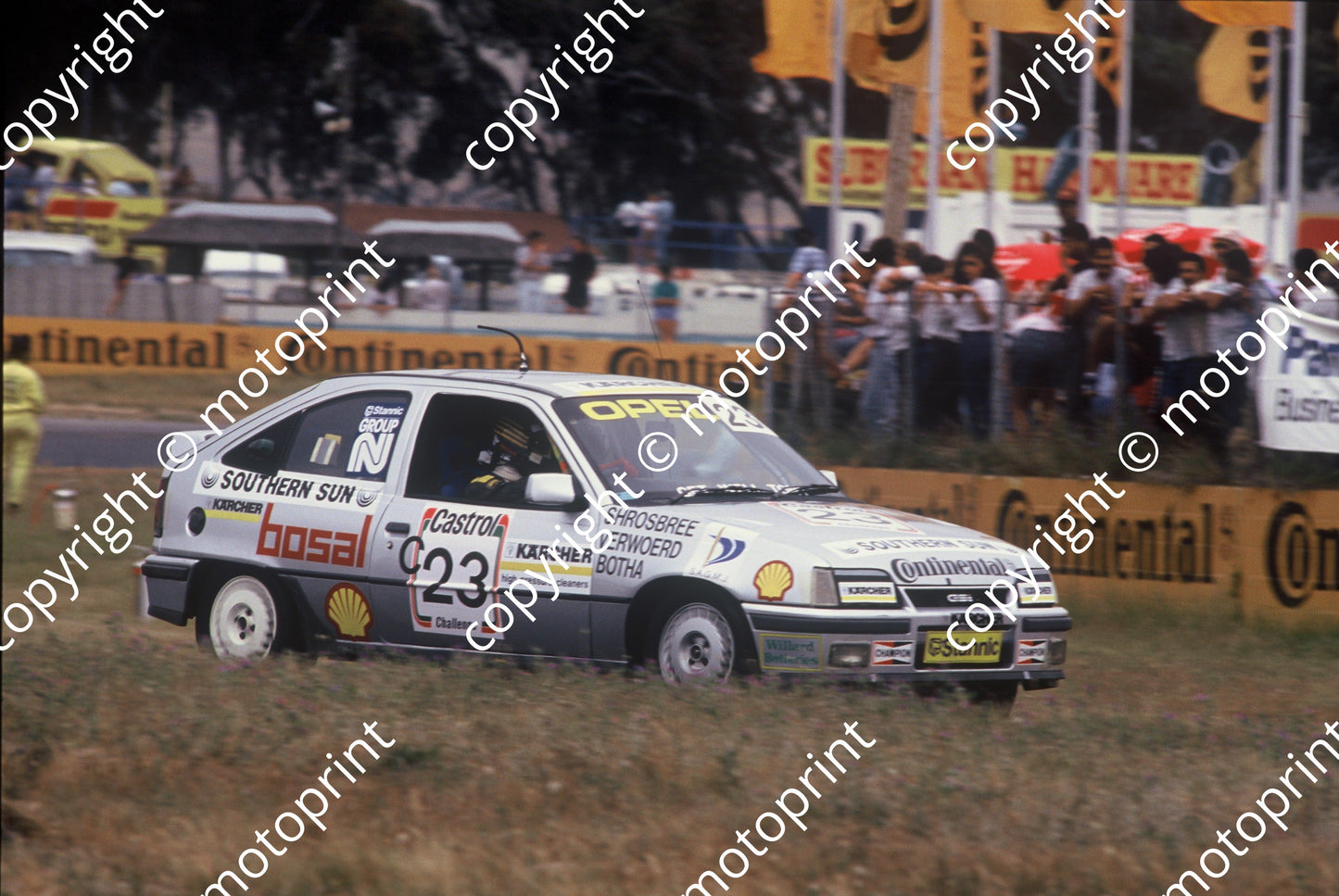 1992 Killarney 9 hr C23 Ian Schrosbee Hendrik Verwoerd Hilton Botha Opel GSi(courtesy Roger Swan) (11)
