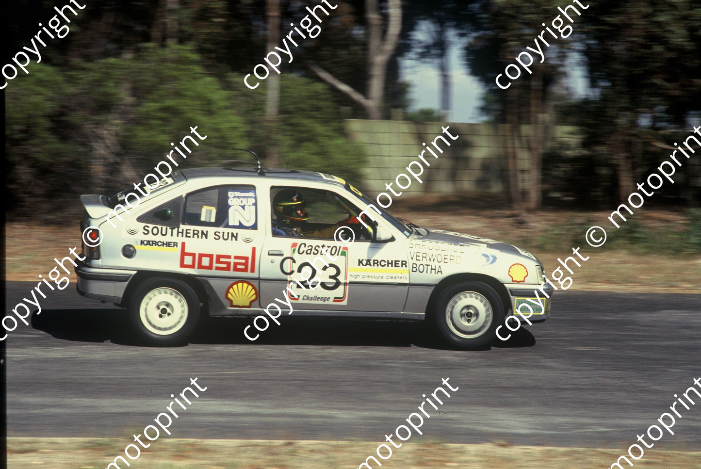 1992 Killarney 9 hr C23 Ian Schrosbee Hendrik Verwoerd Hilton Botha Opel GSi(courtesy Roger Swan) (14)
