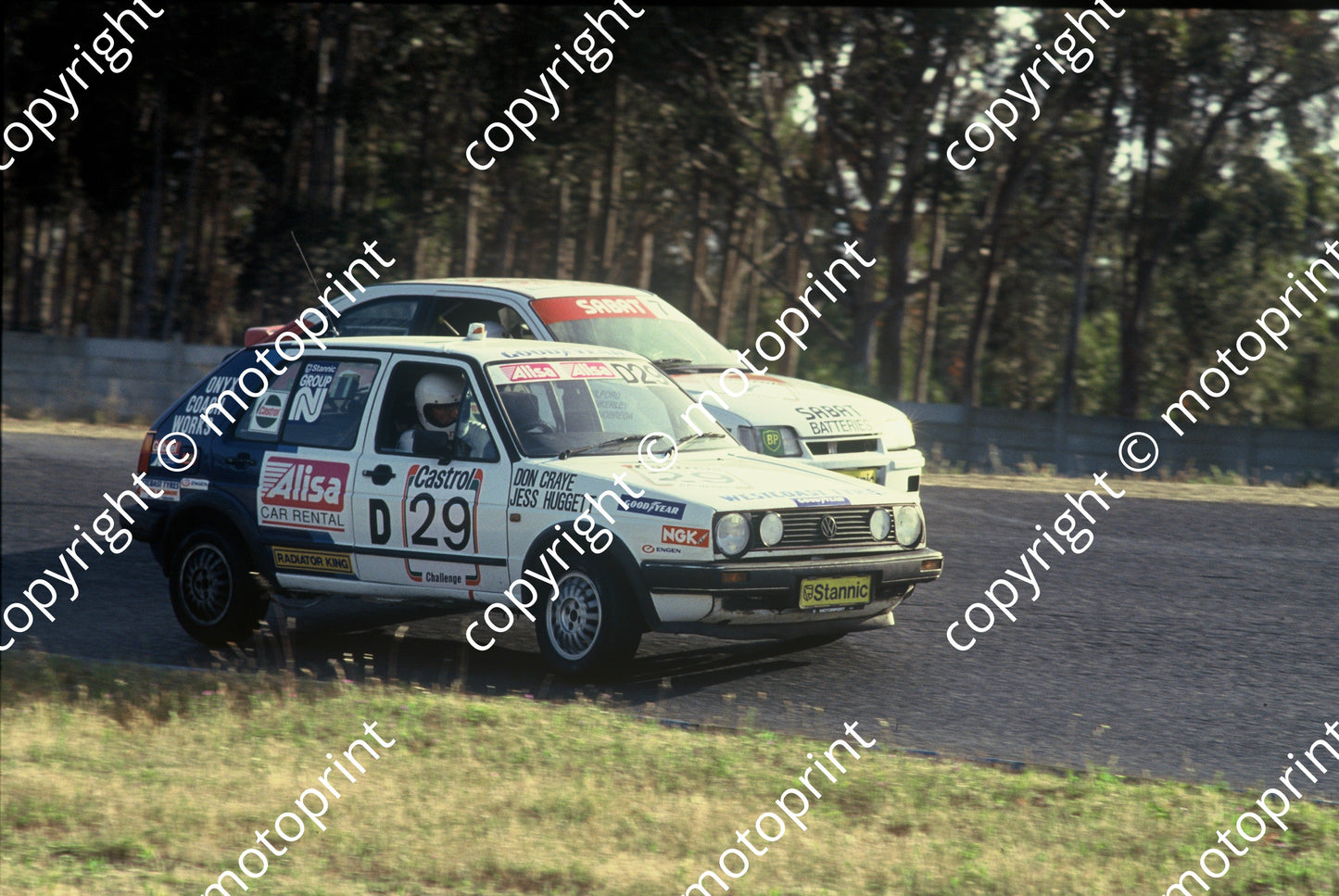 1992 Killarney 9 hr D29 Don Craye Jess Huggett Golf GTi evening(courtesy Roger Swan) (2)