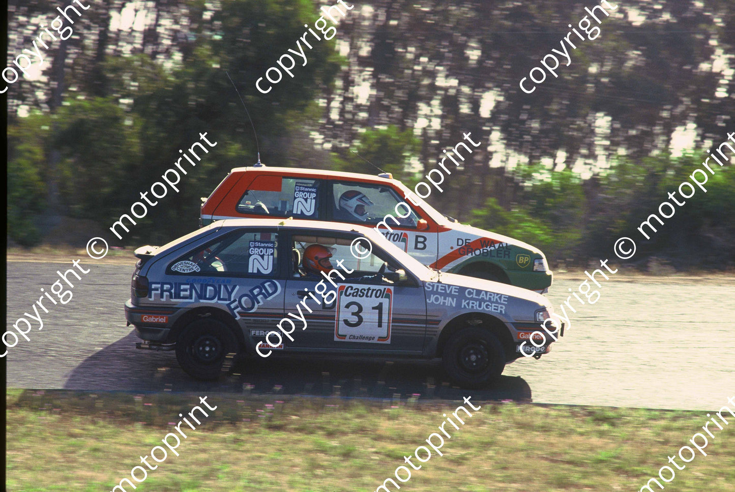 1992 Killarney 9 hr D31 Steve Clarke John Kruger Ford Laser evening (courtesy Roger Swan) (1)
