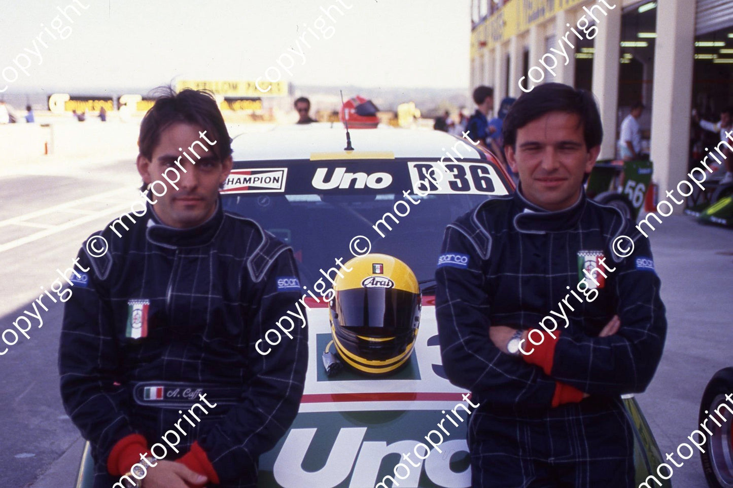 1992 Kya Feb Stannic B35 Alex Caffi B36 Enrico Bertaggia Uno (courtesy Roger Swan (14)