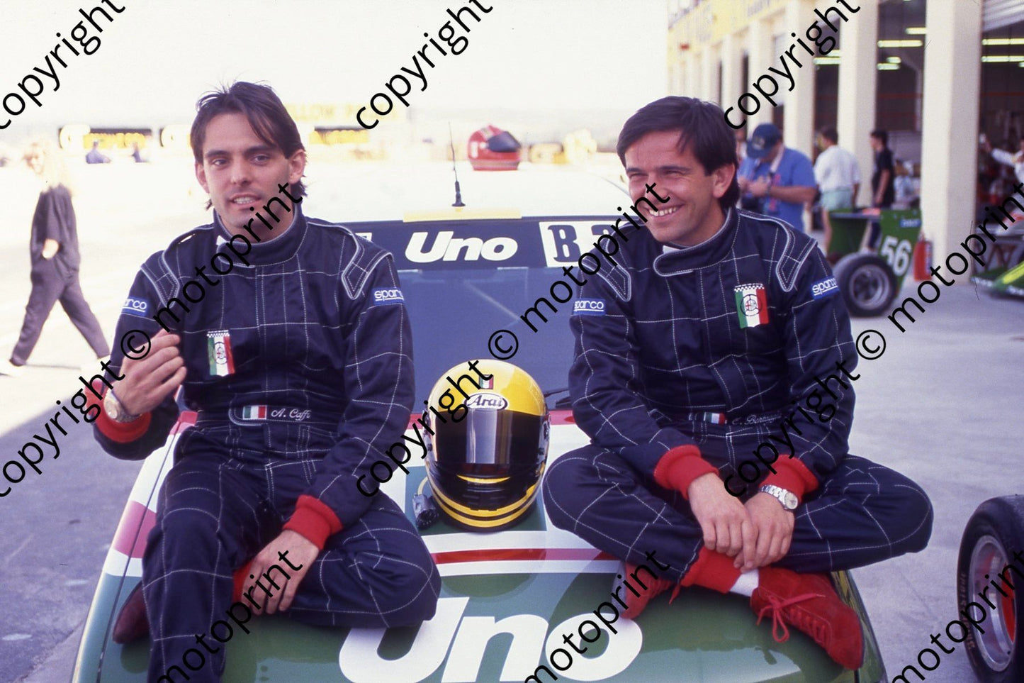 1992 Kya Feb Stannic B35 Alex Caffi B36 Enrico Bertaggia Uno (courtesy Roger Swan (19)