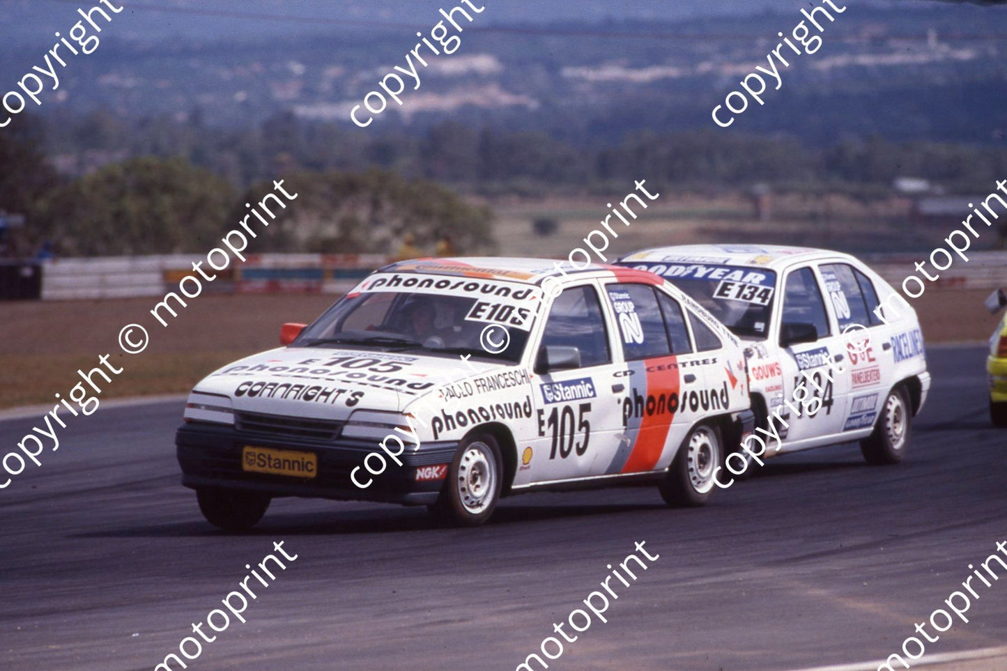 1992 Kya Feb Stannic E105 Paolo Franceshi E134 Louis Gouws Opel Cubs (Roger Swan)
