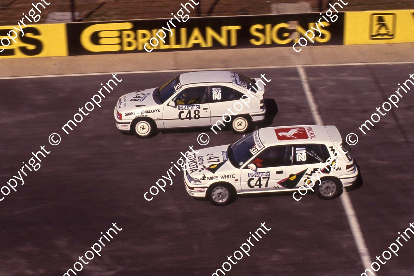 1992 Kya May Stannic C48 G van Schalkwyk Opel C47 M White Conquest RSi (Roger Swan)
