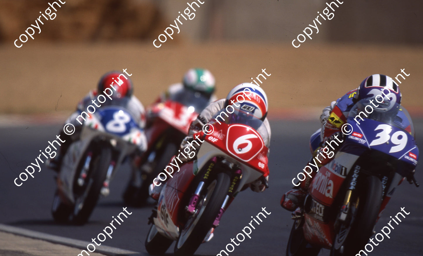 1992 Kya SA GP MC 125 39 A Gramigni Aprilia 6 J Martinez Honda (Watling)