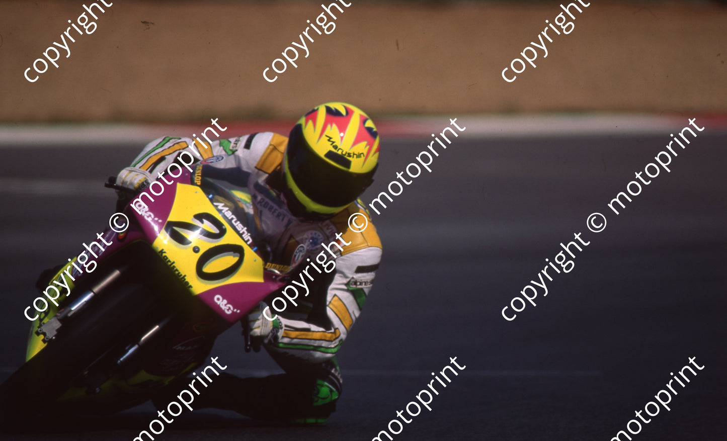 1992 Kya SA GP MC 250 20 Renzo Colleoni (Watling Photo)