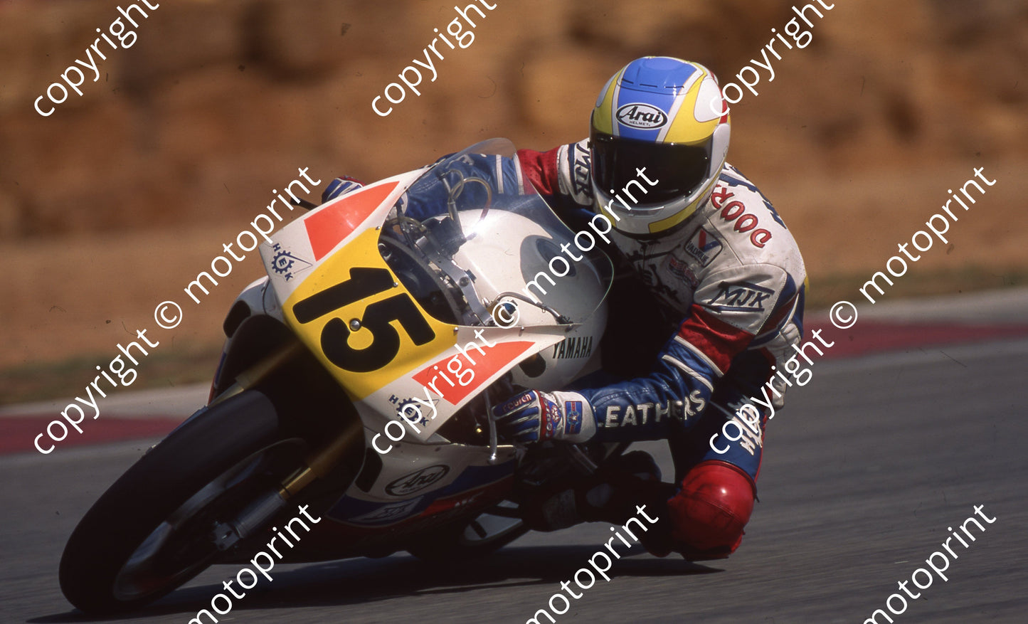 1992 Kya SA GP MC 500 15 Cees Dooreckers Harris Yamaha (Watling Photo)