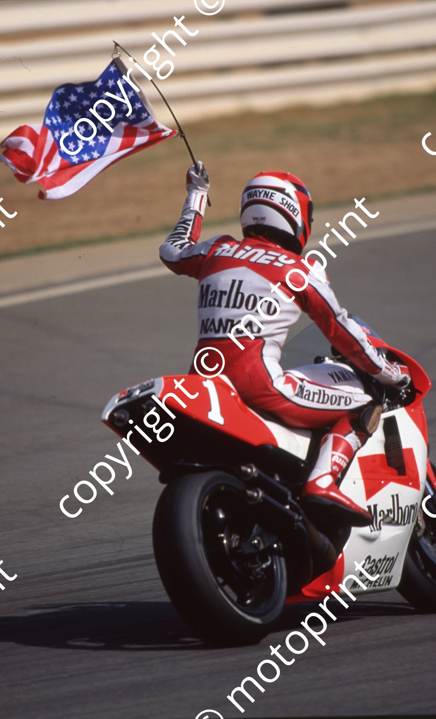 1992 Kya SA GP MC 500 1 Wayne Rainey Yamaha (Watling Photo) (3)