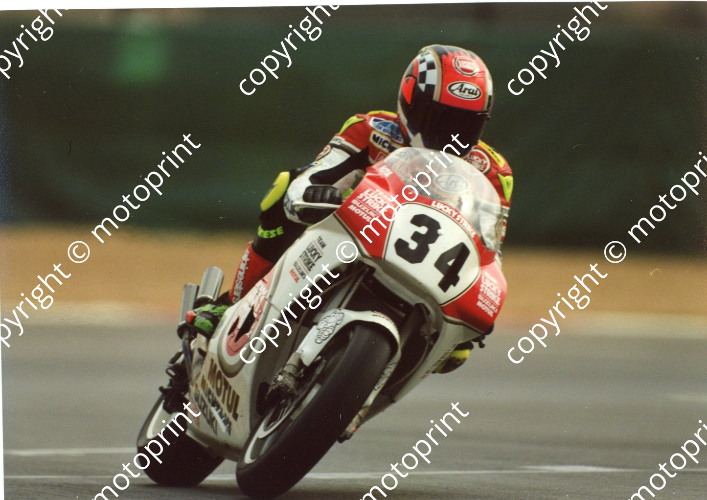 1992 Kya SA GP MC 500 34 Kevin Schwantz Suzuki (Watling Photo)(1)