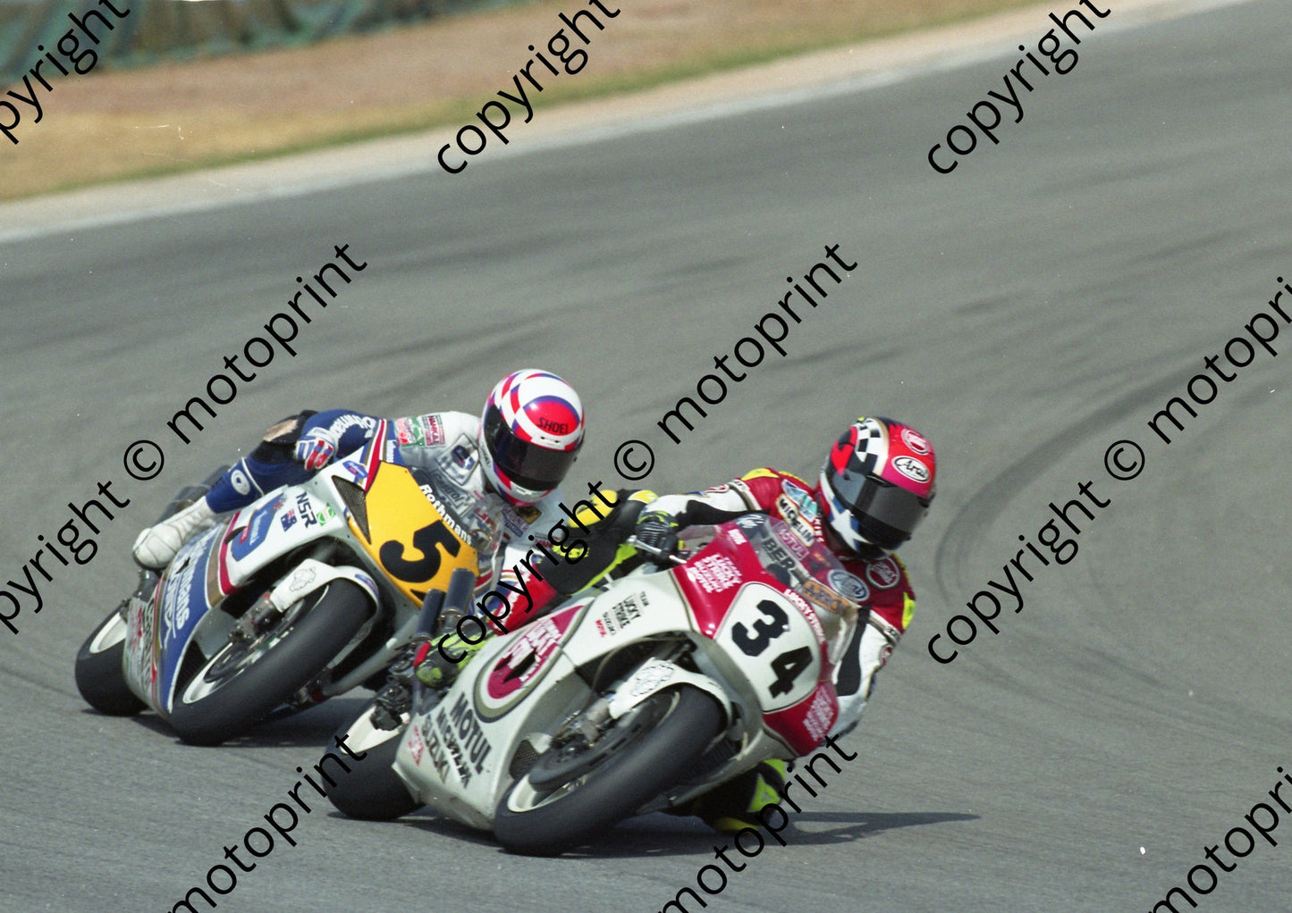 1992 Kya SA GP MC 500 34 Schwantz Suzuki 5 Gardner Honda (Watling)