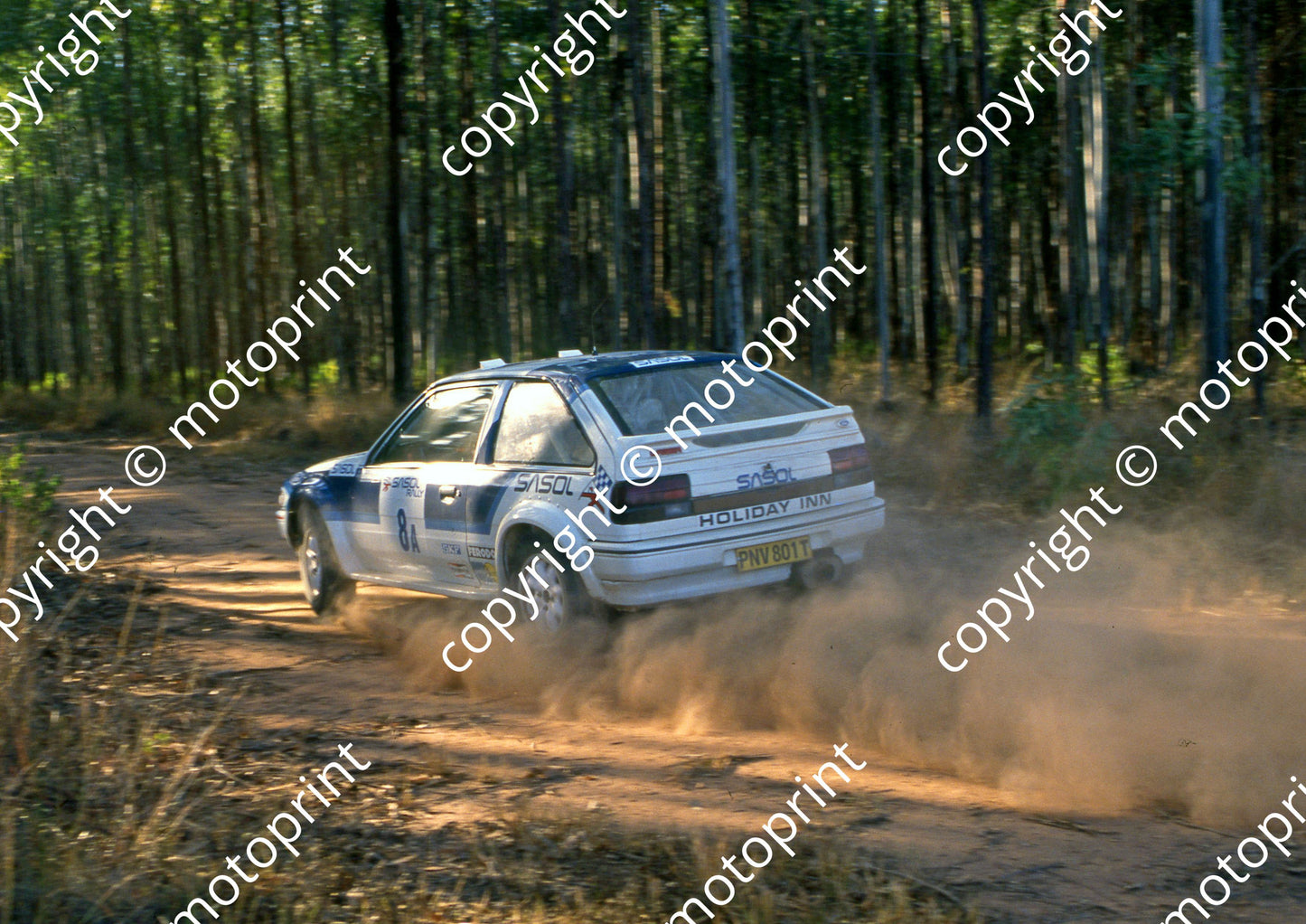 1992 Sasol 8 Glyn Hall, Martin Botha Ford Laser (courtesy R Swan) (18)