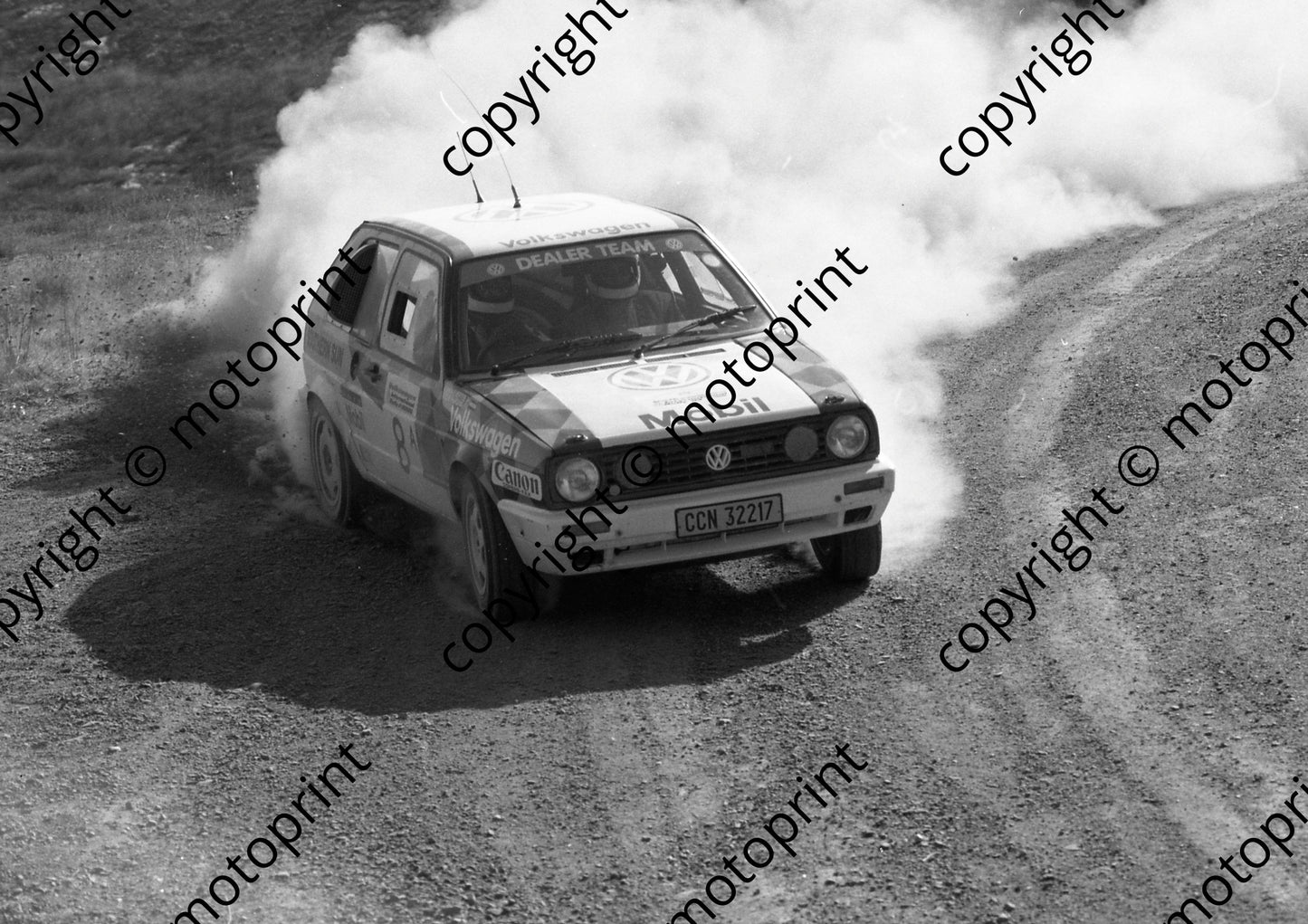 1992 VW Intnl 8 Johan Evertse, Steve Harding Golf (Watling) (2)