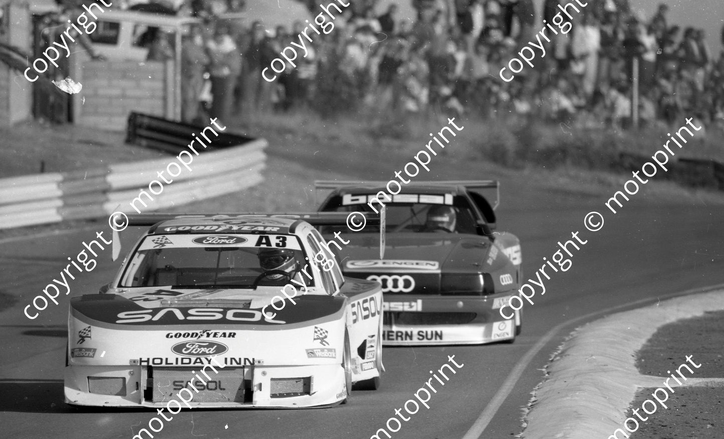 1992 Zkops Wesbank 3 Sarel vd Merwe Sapphire 5 Chris Aberdein Audi Turbo (Watling Photo)