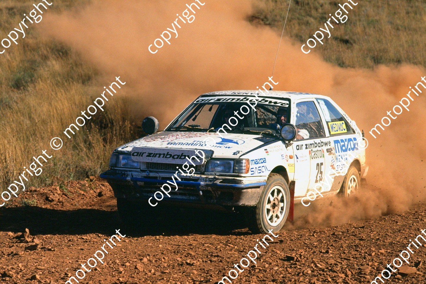 1993 Castrol Intnl 25 Steve Anthony, Philip Valentine Mazda Turbo 4x4 (R Swan)