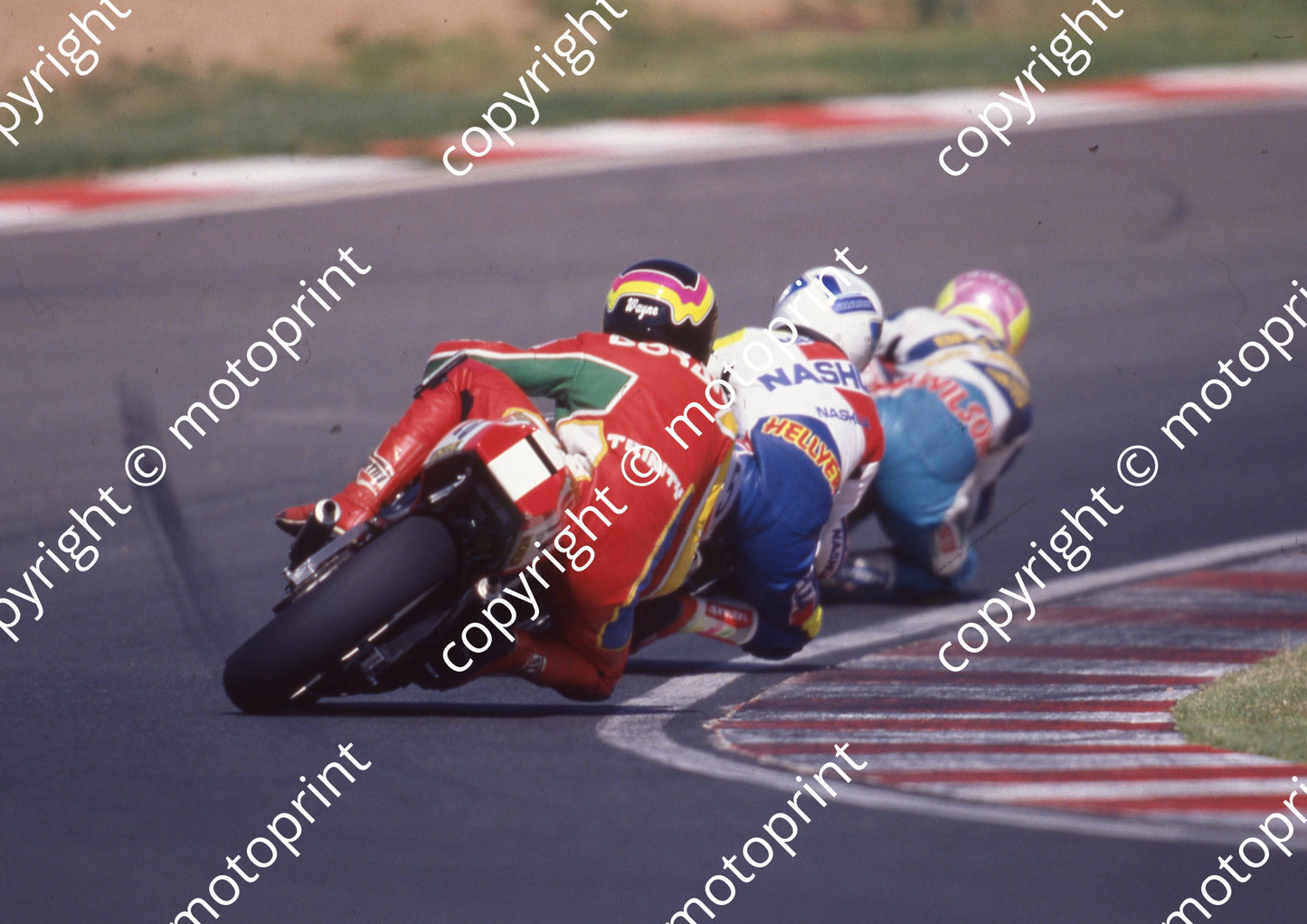 1993 Kya MC 25 Wayne Doran Yamaha TZB (Watling Photogr)