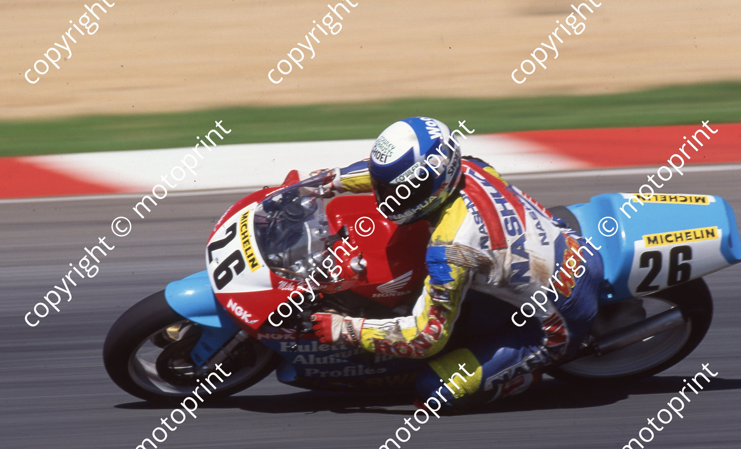 1993 Kya MC 26 Russell Wood Honda RS (Watling Photo) (2)