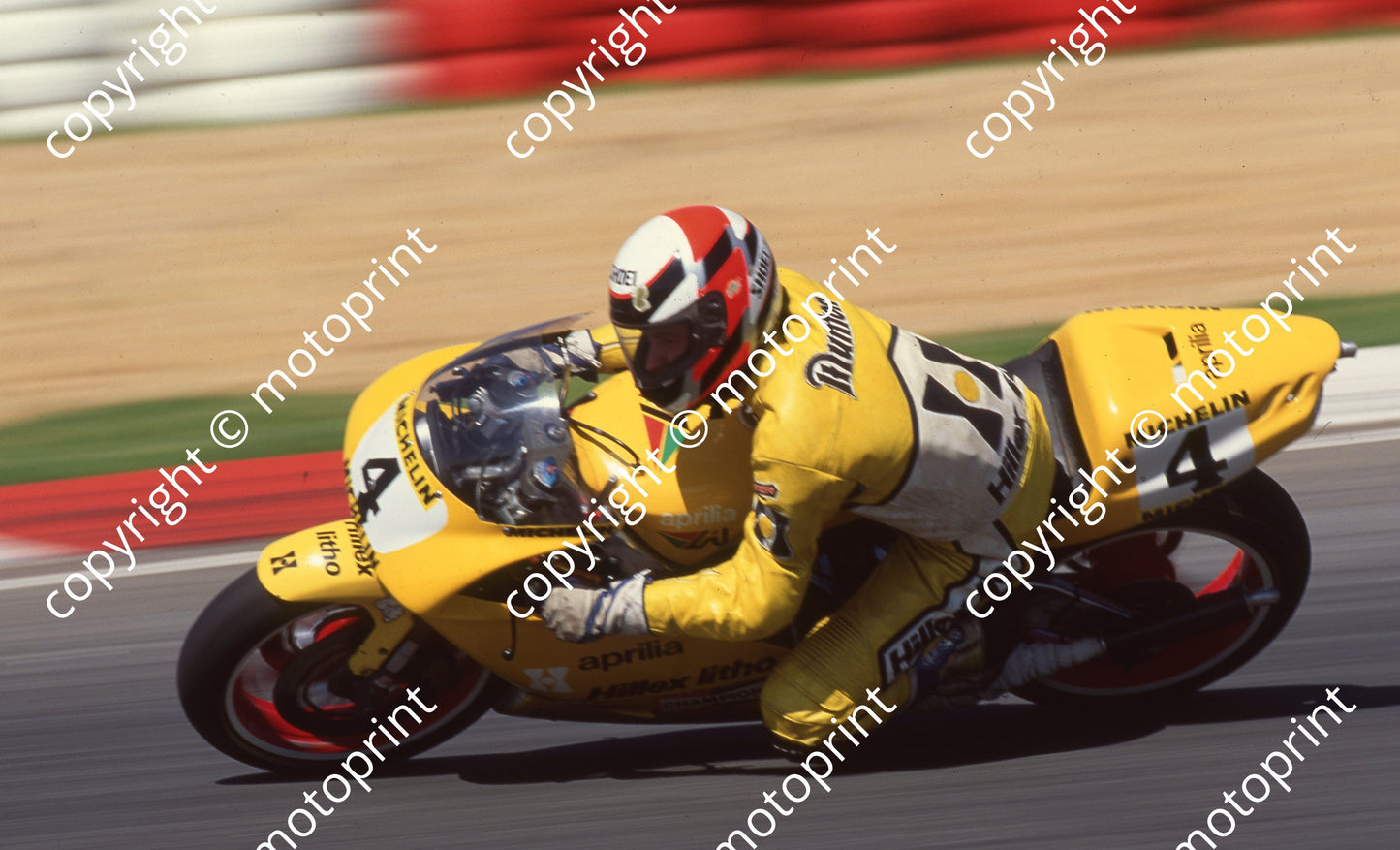 1993 Kya MC 4 Klint Munton Aprilia AF91 (Watling Photo)