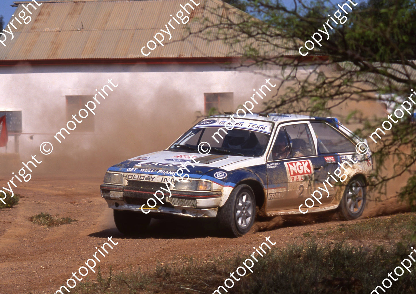 1993 NGK 2 Sarel vd Merwe, Franz Boshoff Ford Laser (courtesy Roger Swan) (7)