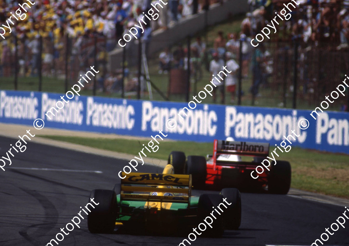 1993 SA GP 8 Ayrton Senna McLaren 5 Michael Schumacher Benetton B192B(courtesy Roger Swan) (2)