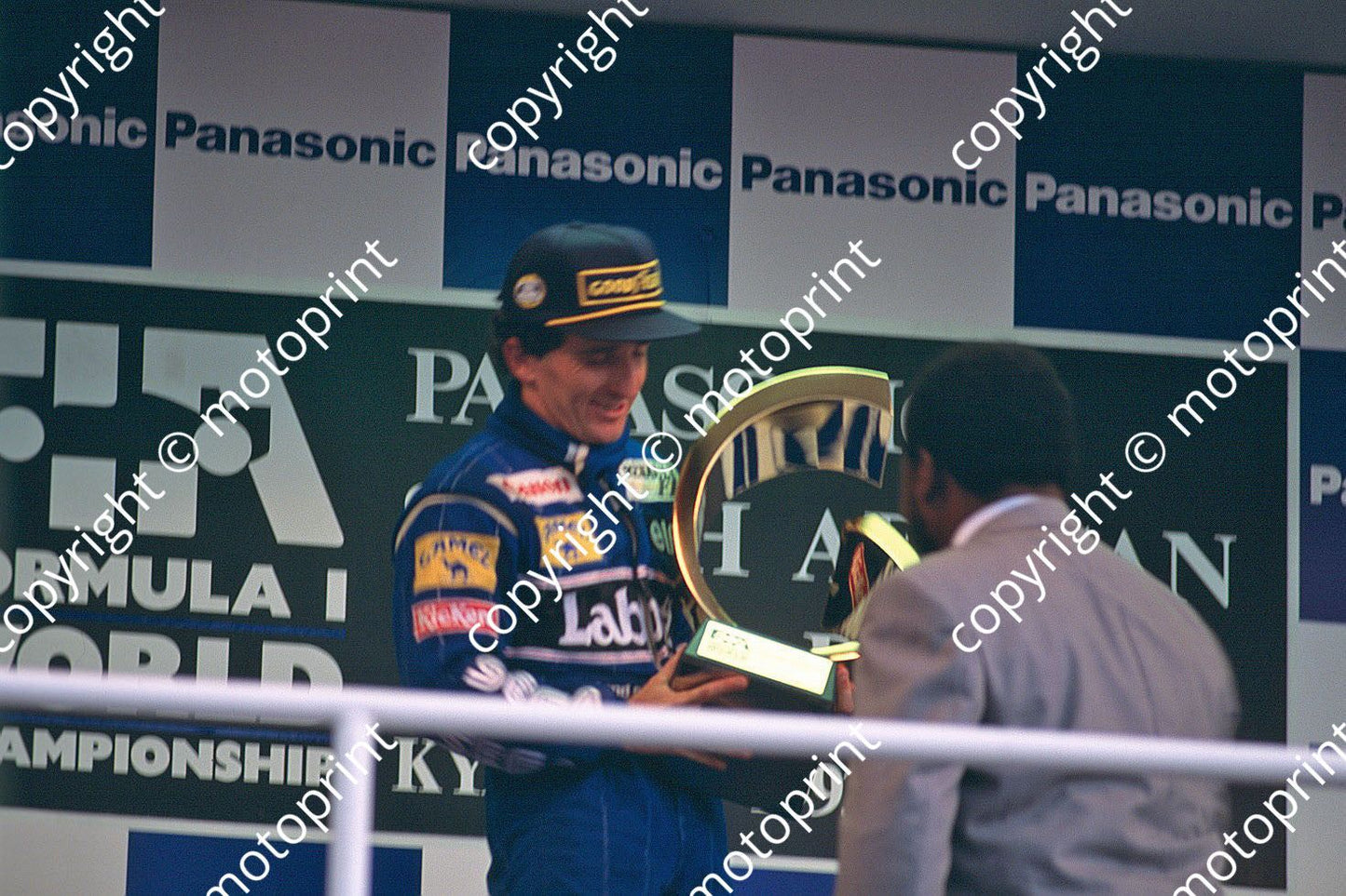 1993 SA GP podium Alain Prost (courtesy Roger Swan) (237)