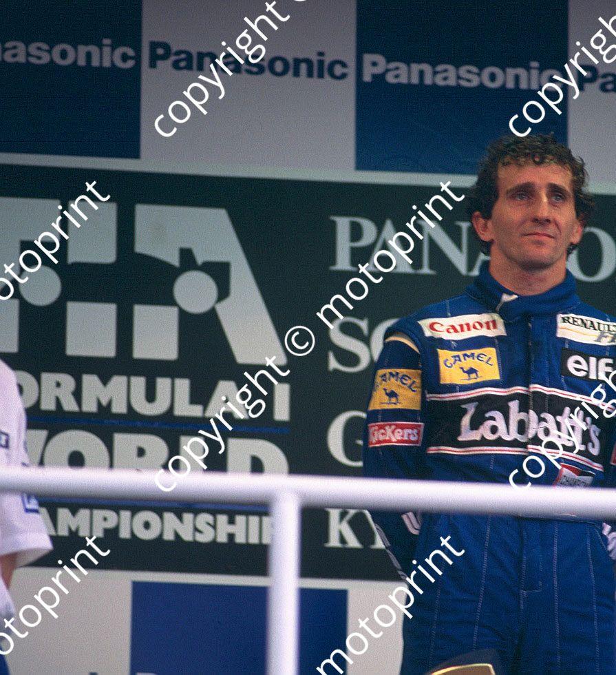 1993 SA GP podium Alain Prost (courtesy Roger Swan) (241)