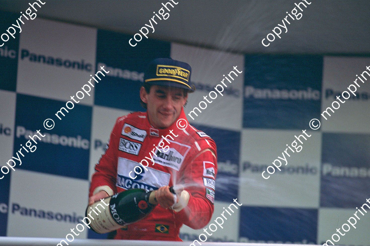 1993 SA GP podium Ayrton Senna (courtesy Roger Swan) (237)