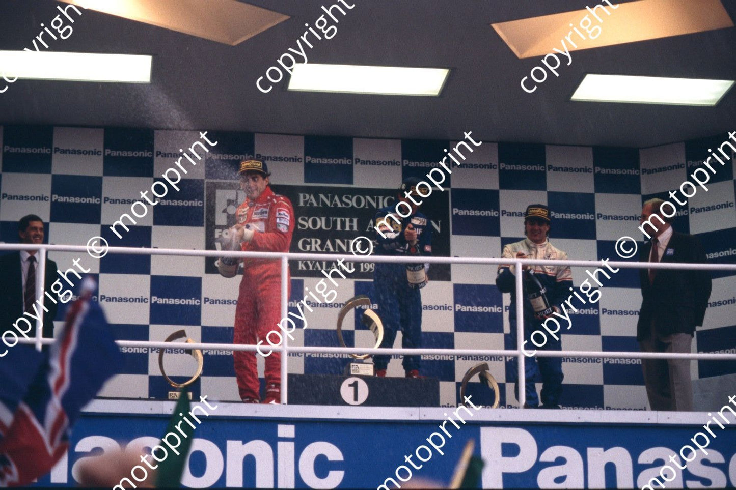 1993 SA GP podium Senna Prost Blundell (courtesy Roger Swan) (185a) (2)
