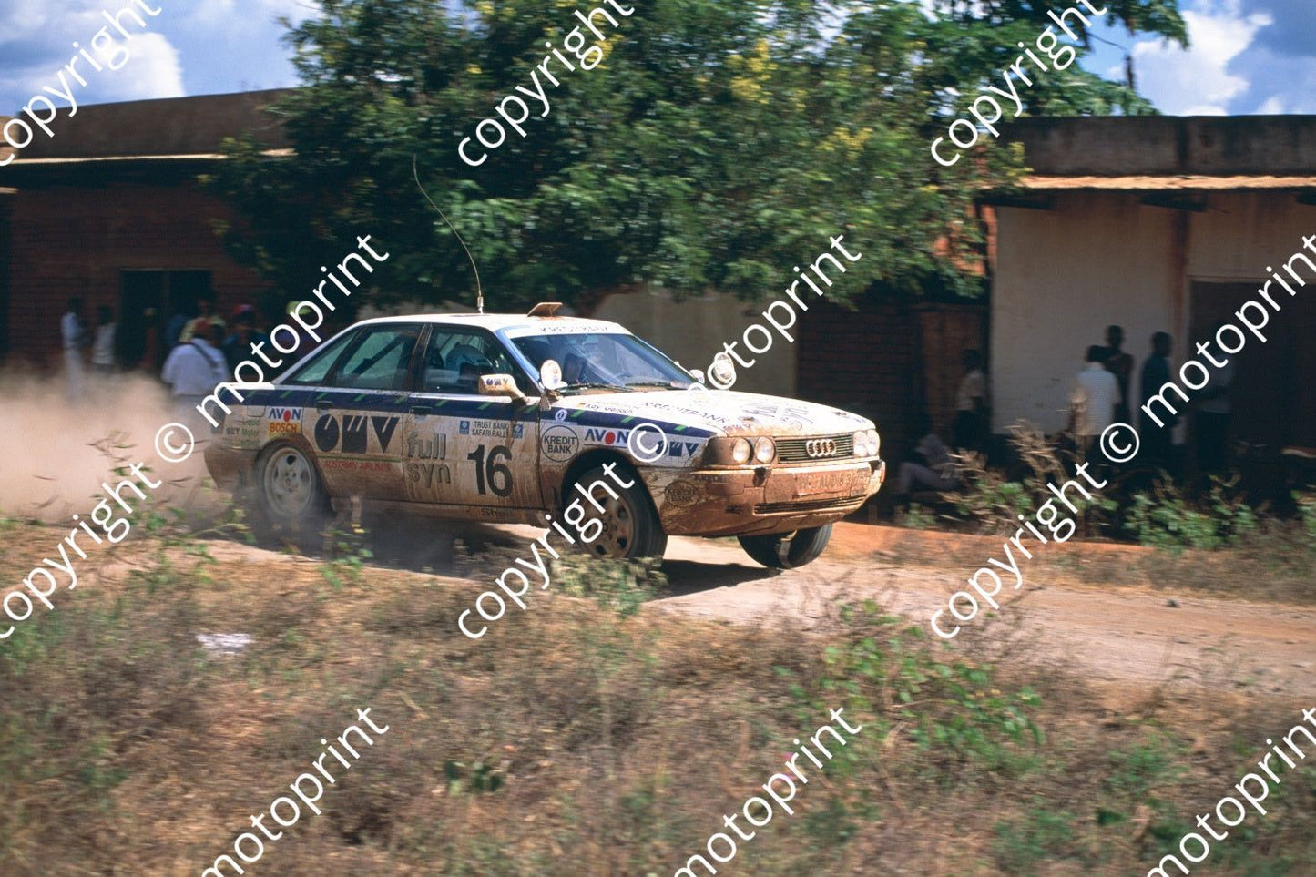 1993 Safari 16 Manfred Stohl, Kay Gerlach Audi 90 Quattro house seq (courtesy Roger Swan) (278)