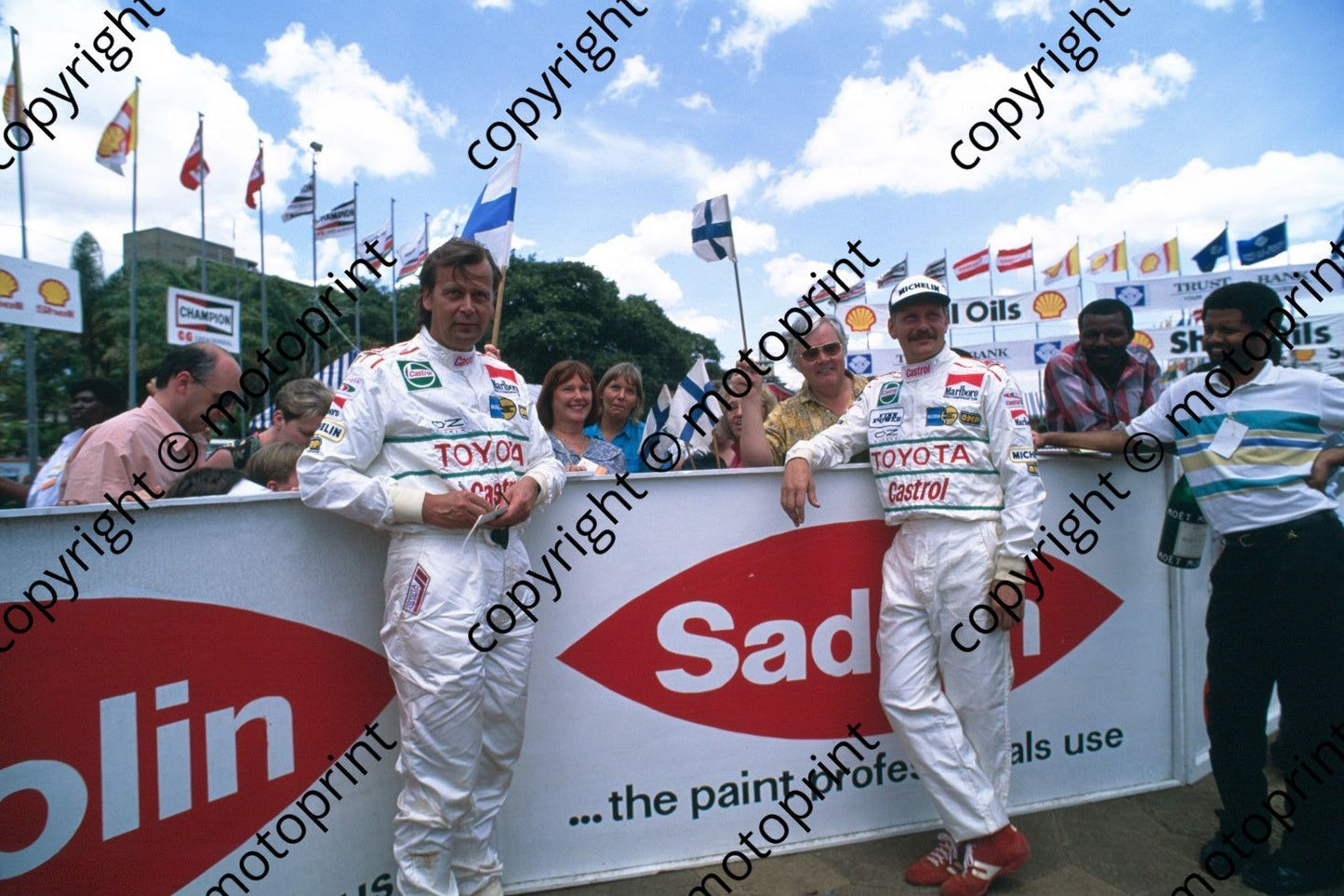 1993 Safari 2 Markku Alen, 1 Juha Kankkunen (courtesy Roger Swan) (303)
