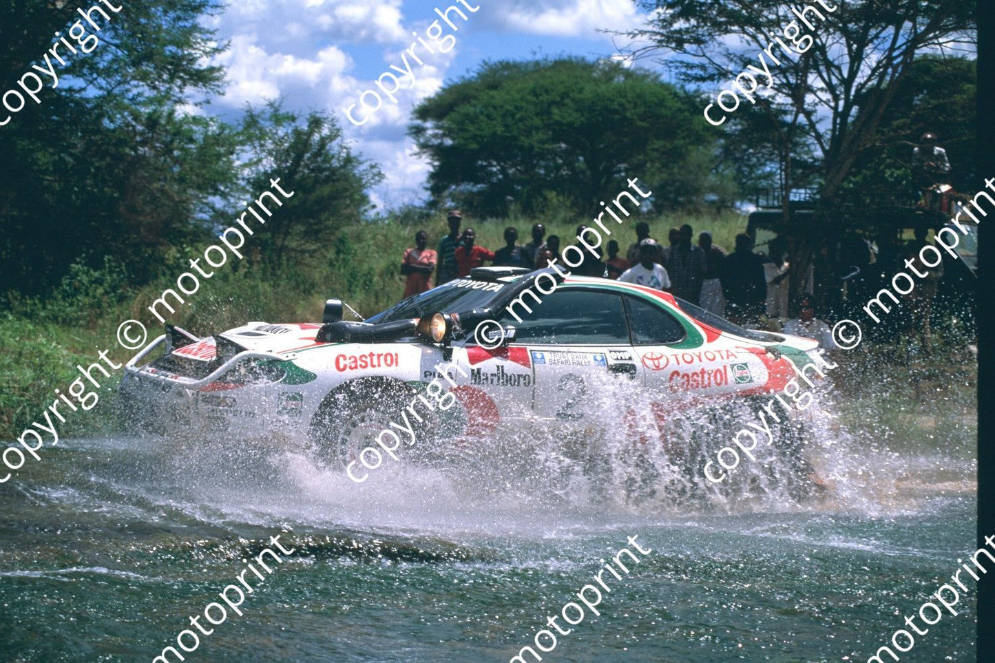 1993 Safari 2 Markku Alen, Ilkka Kivimaki Celica turbo 4WD river seq (courtesy Roger Swan) (117)