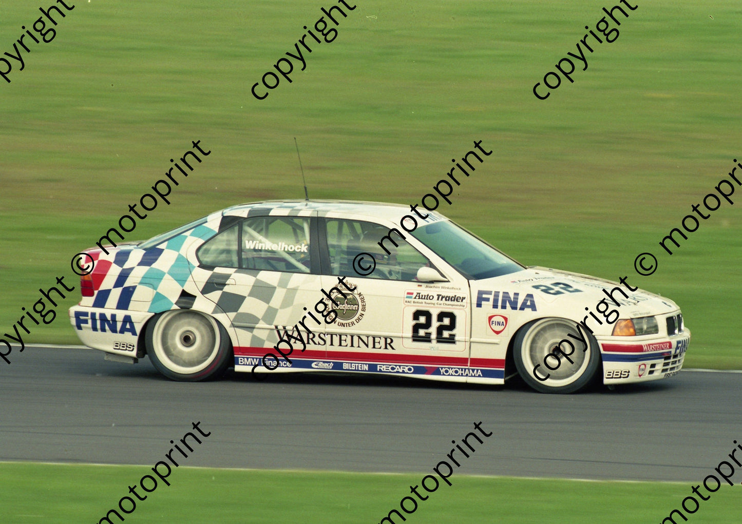 1993 Thruxton BTCC 22 Jo Winkelhock BMW 318i (Watling Photogr) (3)
