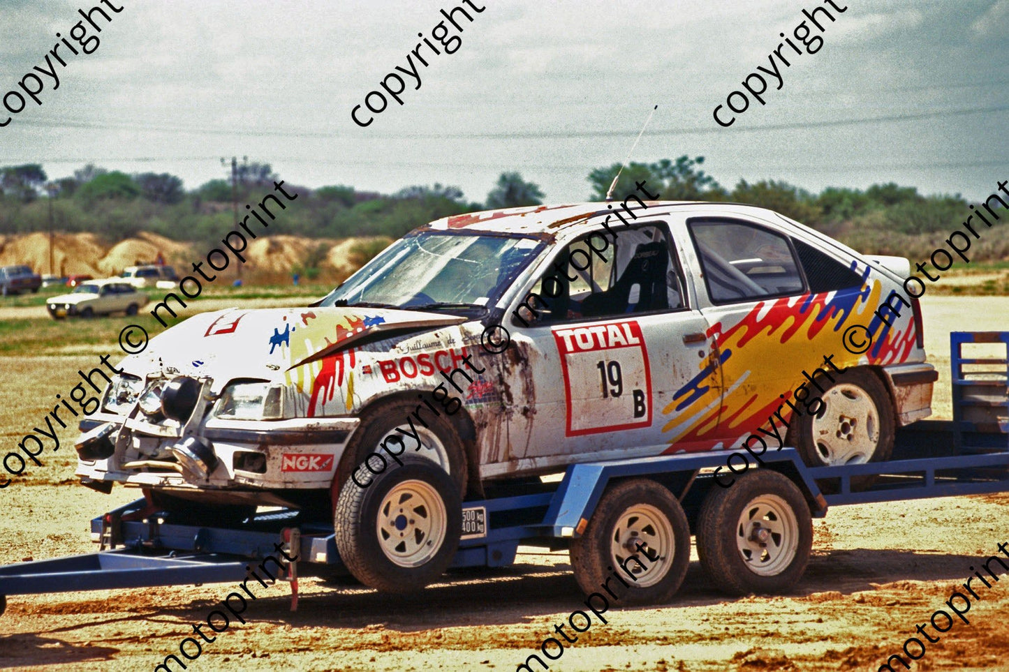 1993 Total 19 Brian Loopstra, Guillame de Swardt Kadett trailered (Roger Swan) (4)