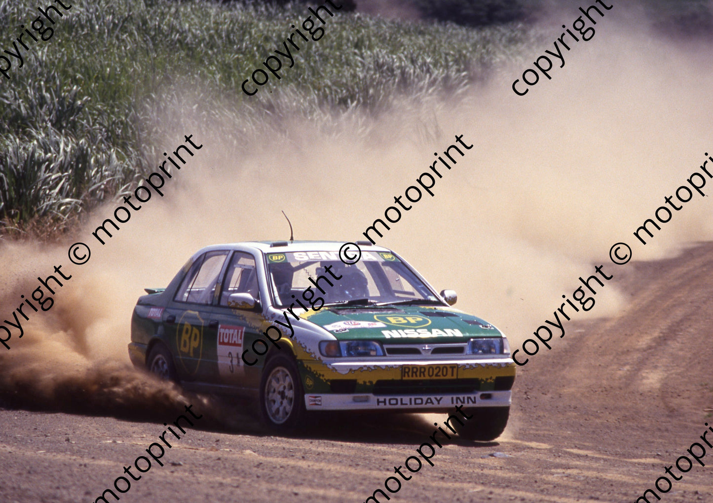 1993 Tour de Total 3 Nic de Waal, Guy Hodgson Sentra (courtesy Roger Swan)
