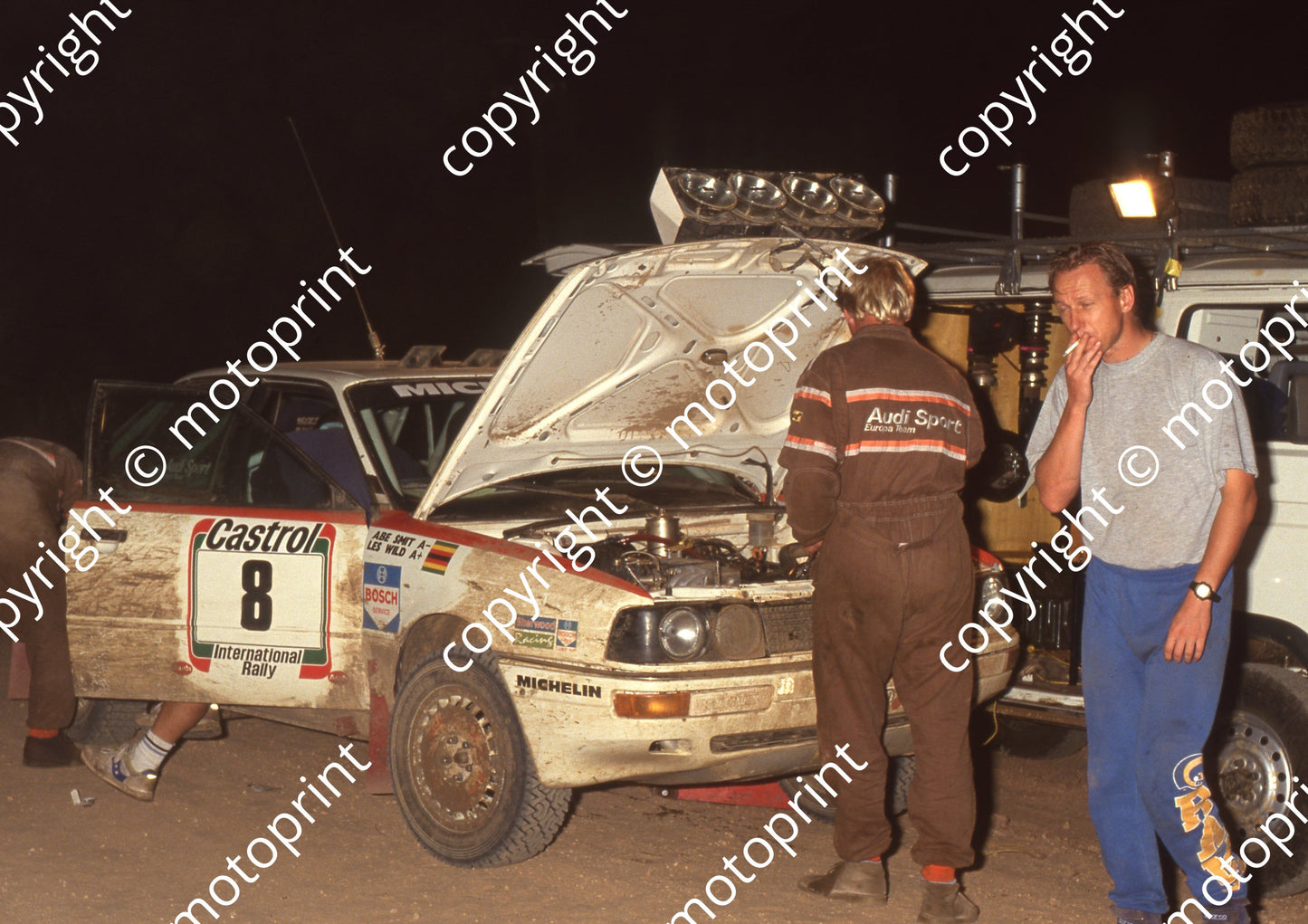 1994 Castrol Intnl Rally 8 Abe Smit, Les Wild Audi (Watling Photo) (1)
