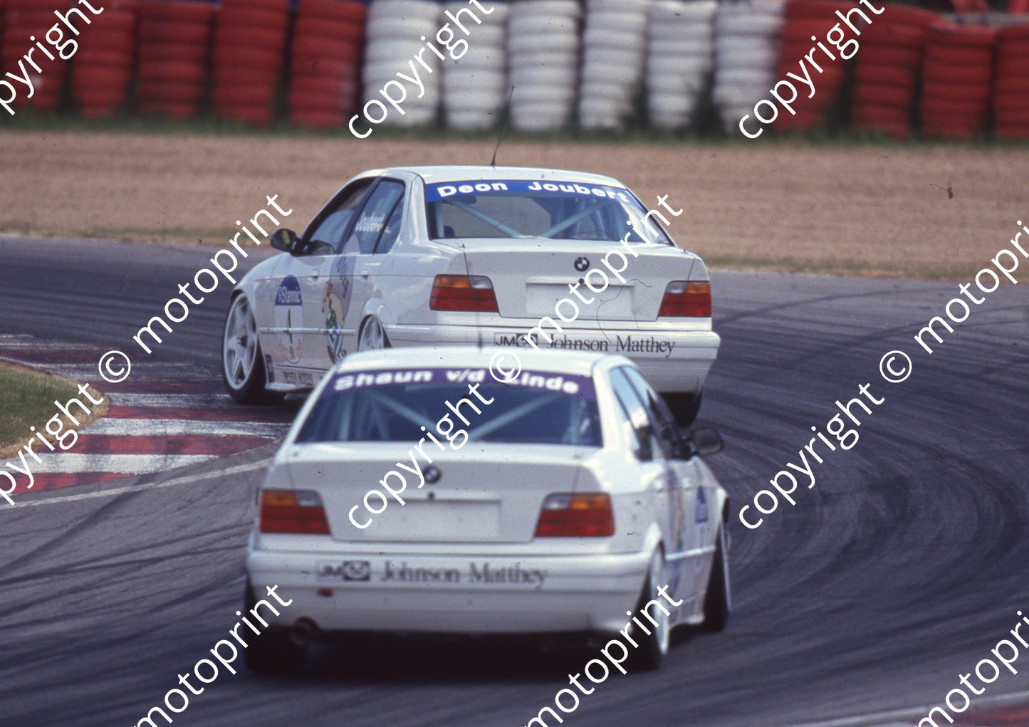 1994 Kya SATCAR 4 Deon Joubert FOCUSSED 3 vd Linde BMW318i (Watling Photo)