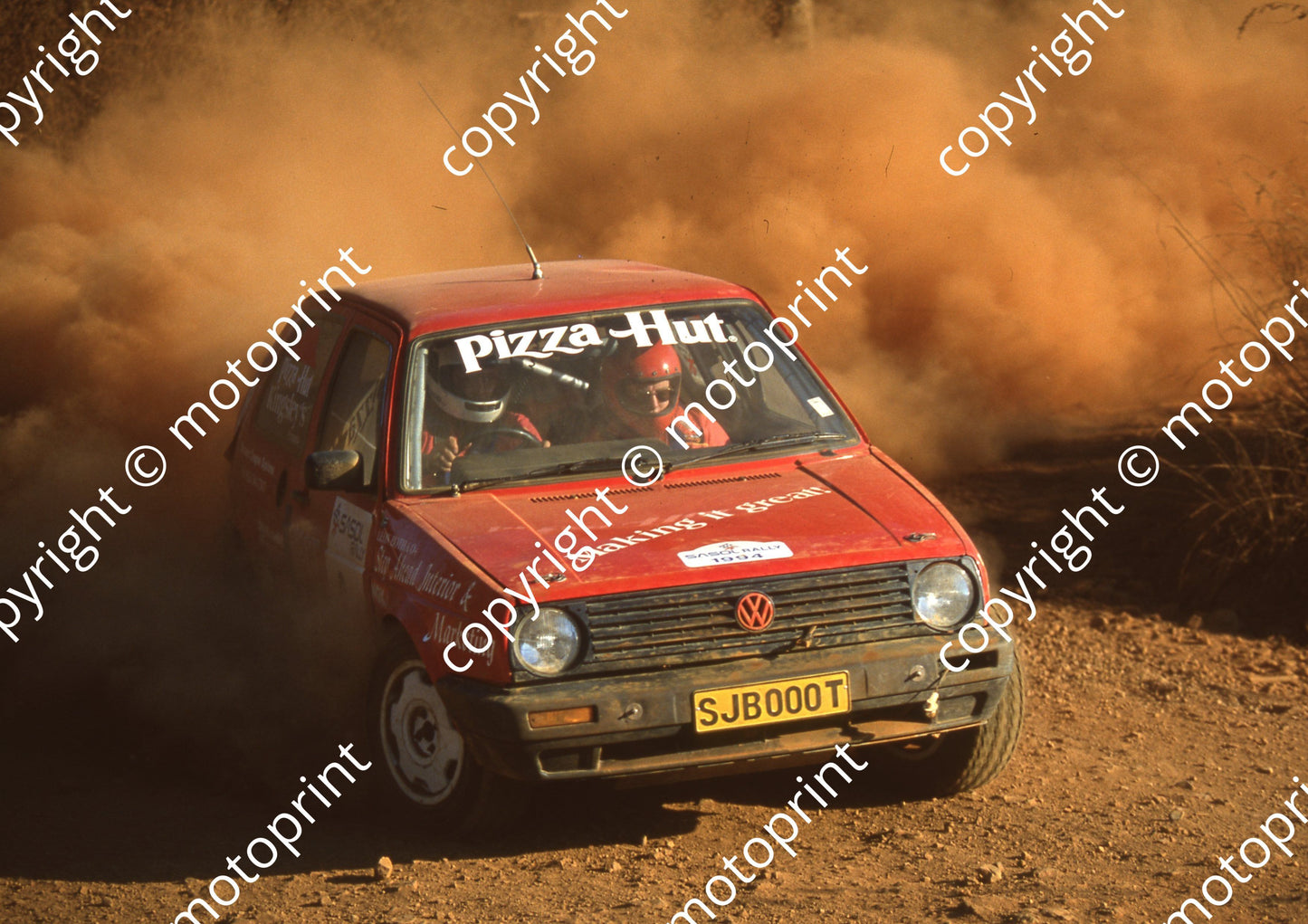1994 Sasol Rally 8 Leon Botha, Geoff Tyrer Golf 11GTi 16v (Watling Photo) (1)