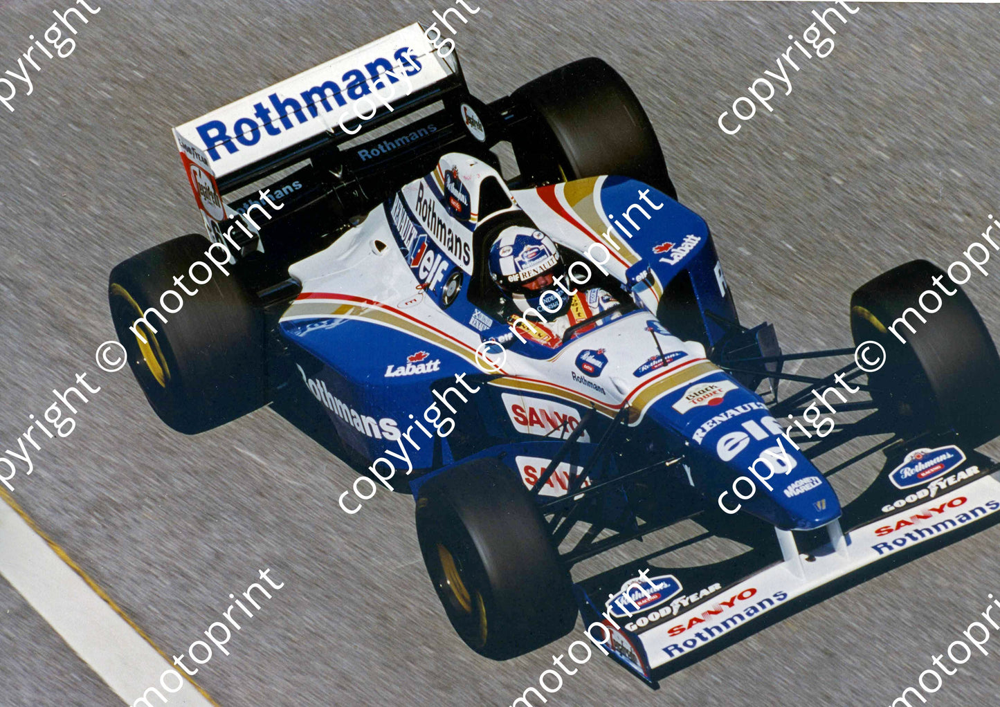 1995 Estoril test March David Coulthard Williams FW17