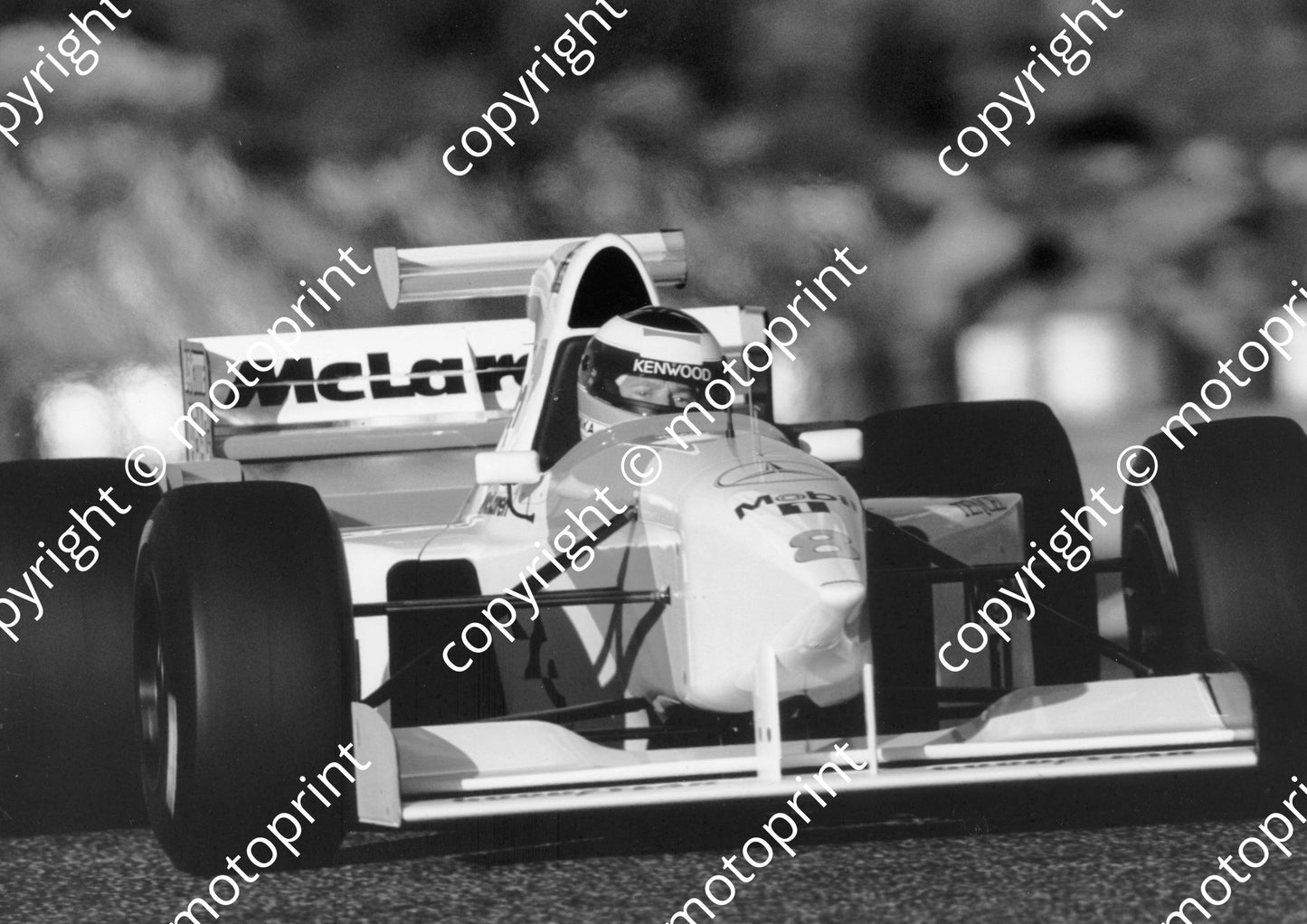 1995 Estoril test Mika Hakkinen MP4-10