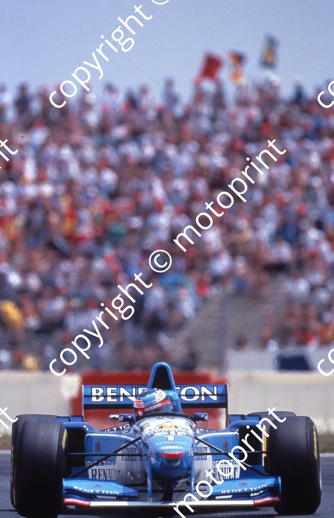 1995 French GP Schumacher Benetton 021