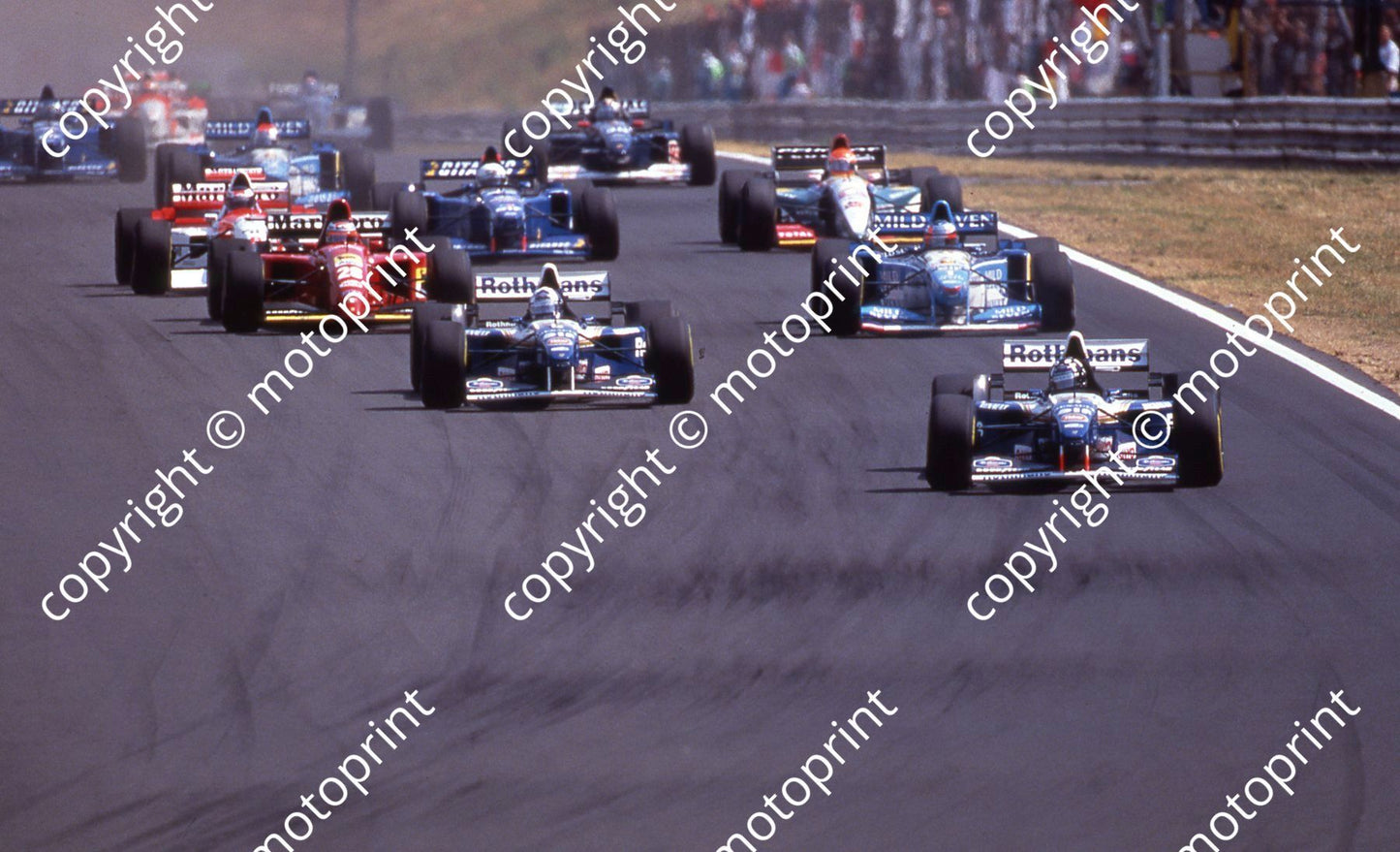 1995 Hungarian GP start 030