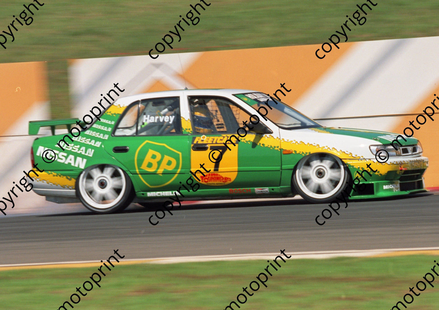 1995 Kya Intnl, Fleetcare 7 Tim Harvey Nissan Sentra (Colin Watling Photographic) (221)