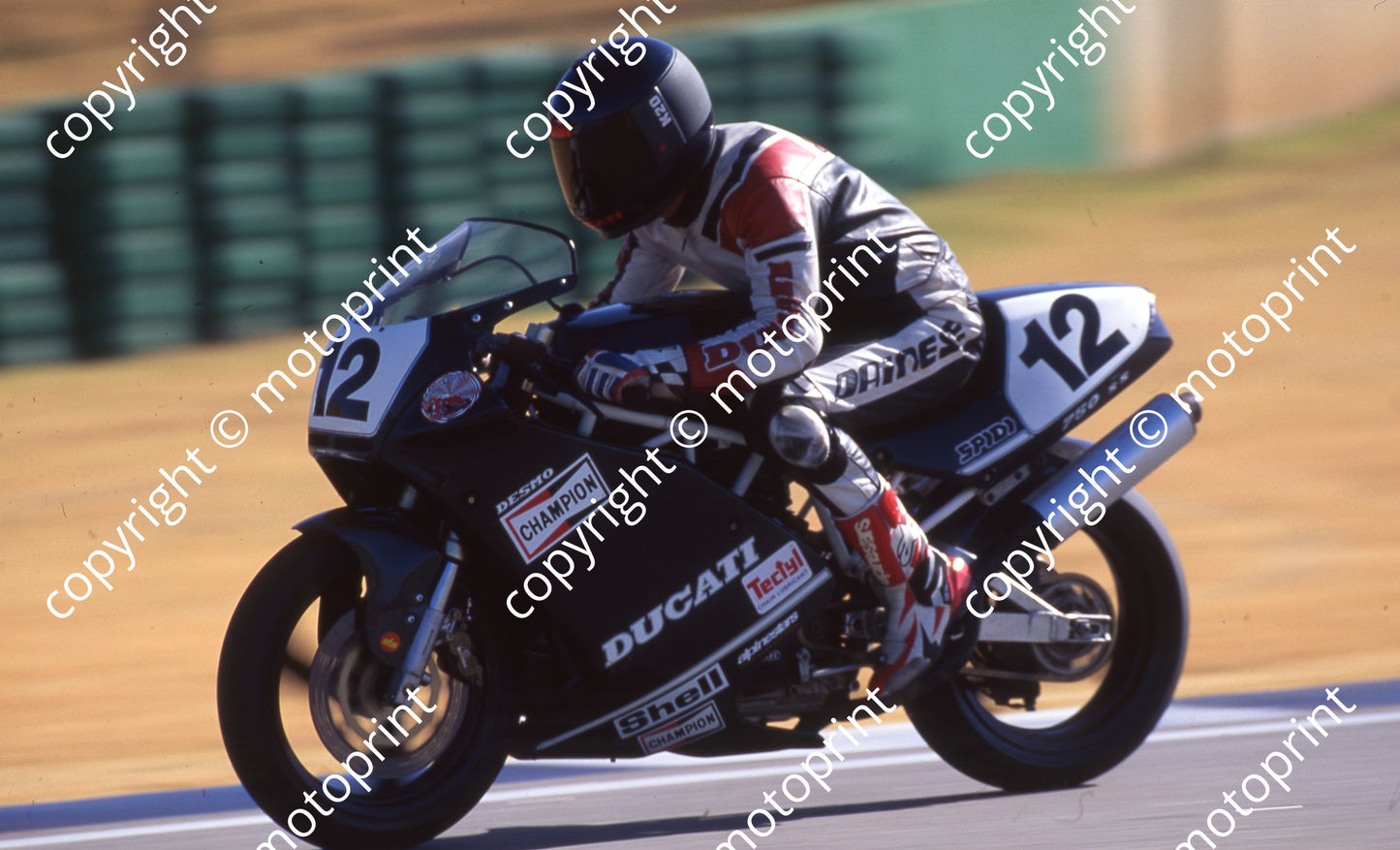 1995 Kya MC 12 Richard Schagen Ducati 750SS (Watling Photo)276