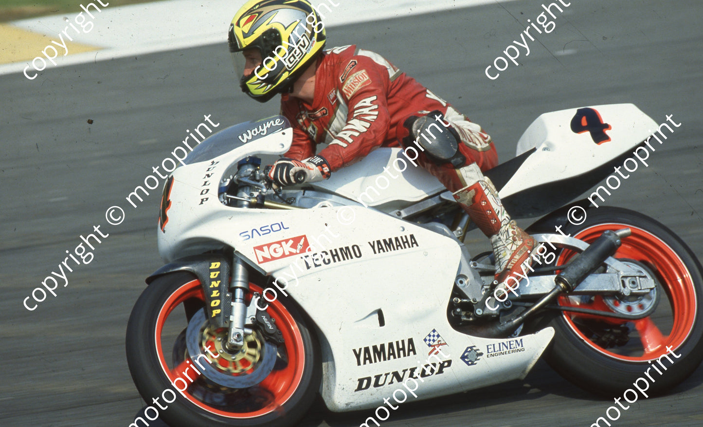 1995 Kya MC 4 Wayne Doran Yamaha TZ250 (Watling Photo) (2)