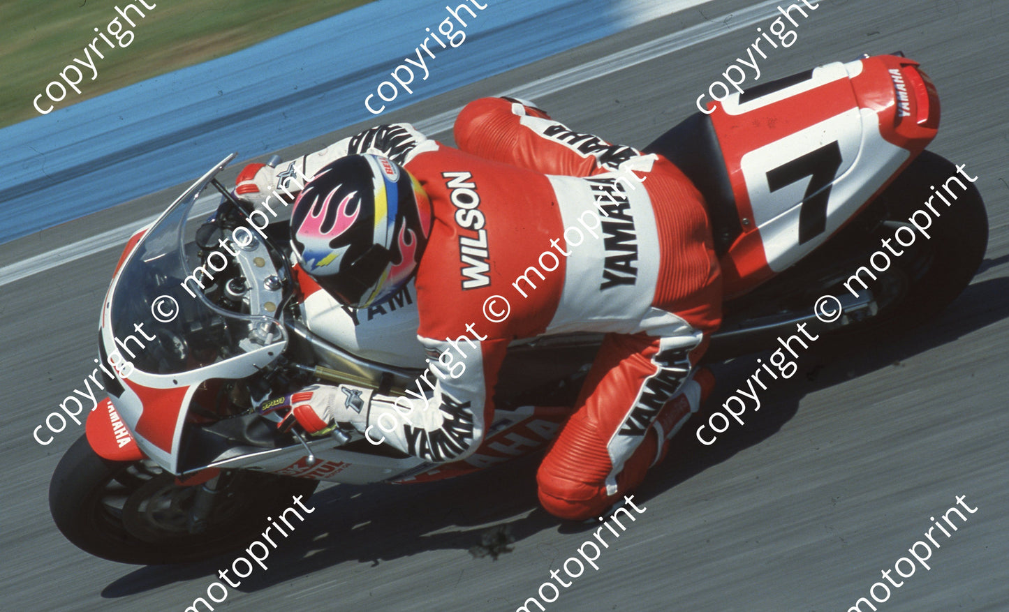 1995 Kya MC 7 Mike H Wilson Yamaha FZR1000 (Watling Photo) (4)