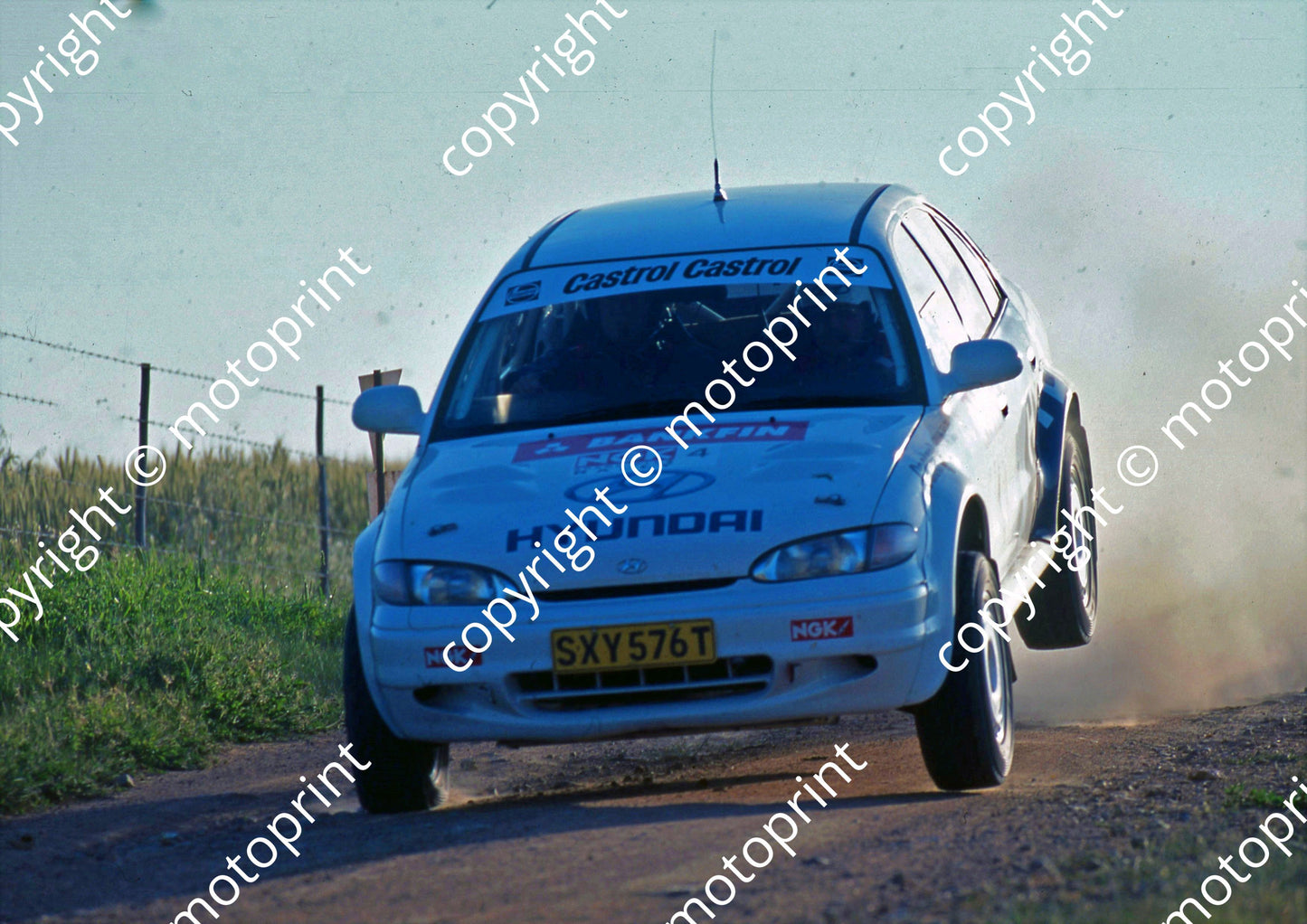 1995 NGK 4 Enzo Kuun, Johan Sieling Hyundai Accent 4wd (Watling Photo) (6)