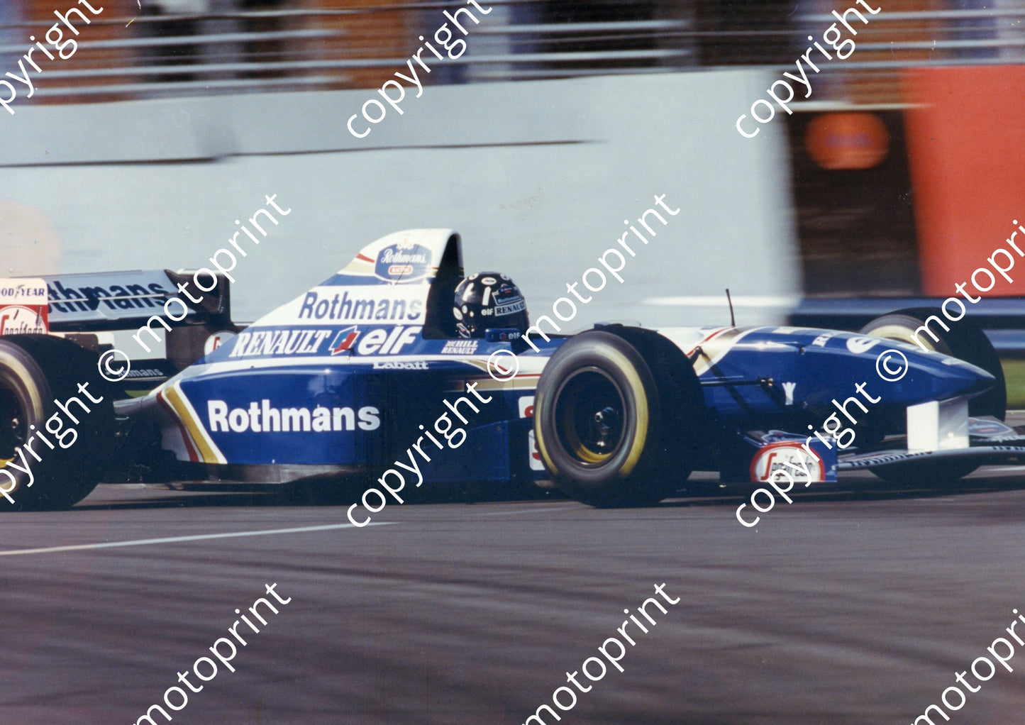 1995 Silverstone test Damon Hill Williams FW17