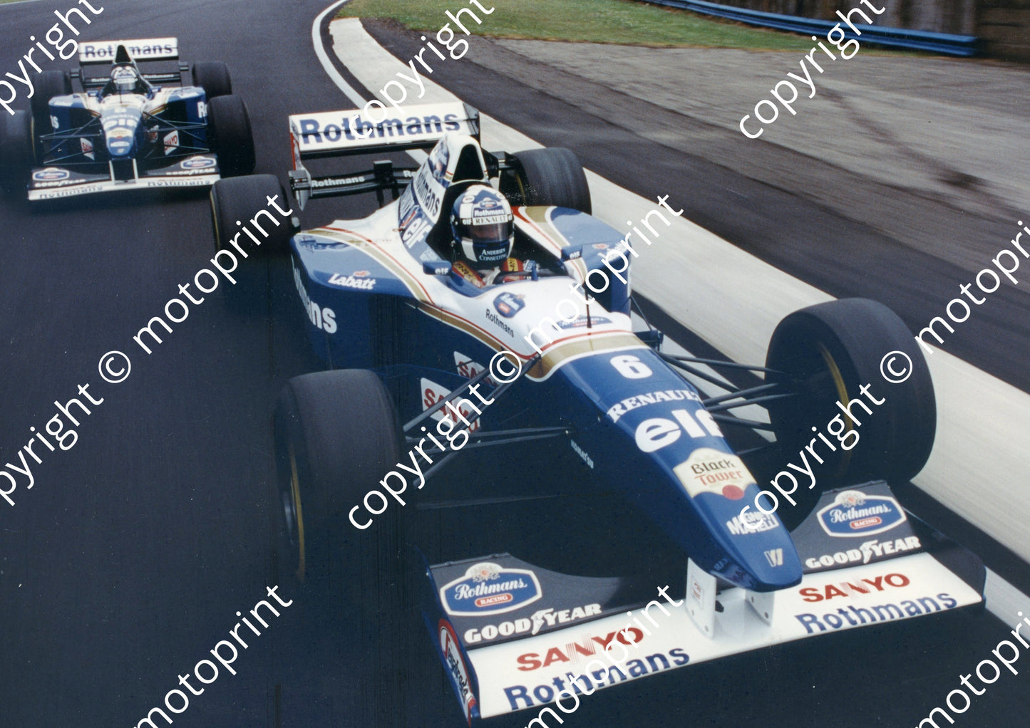 1995 Silverstone test Damon Hill , David Coulthard Williams FW17