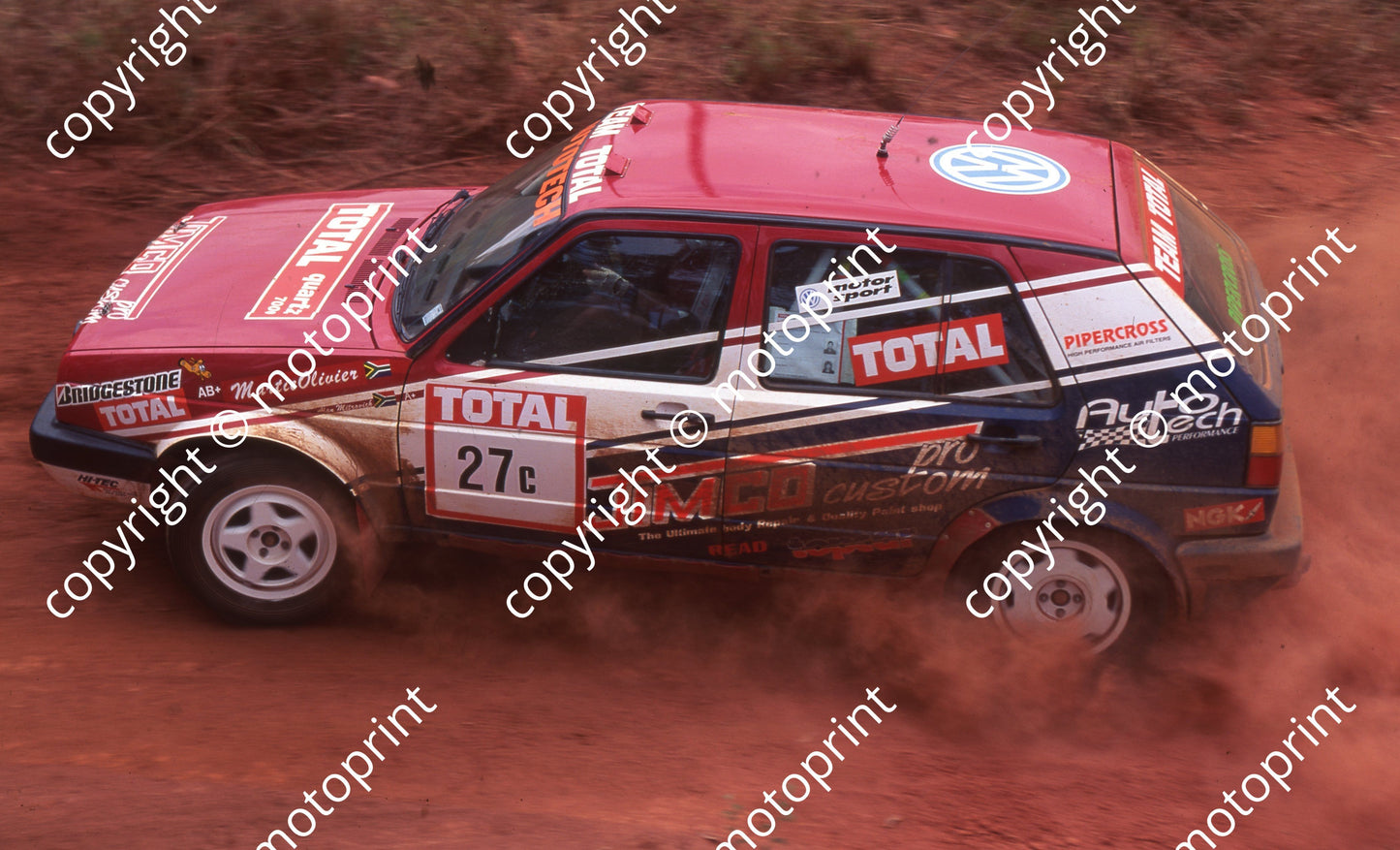 1995 Total 27 Alan Mitrovich, Martie Olivier Golf (Watling Photo) (6)