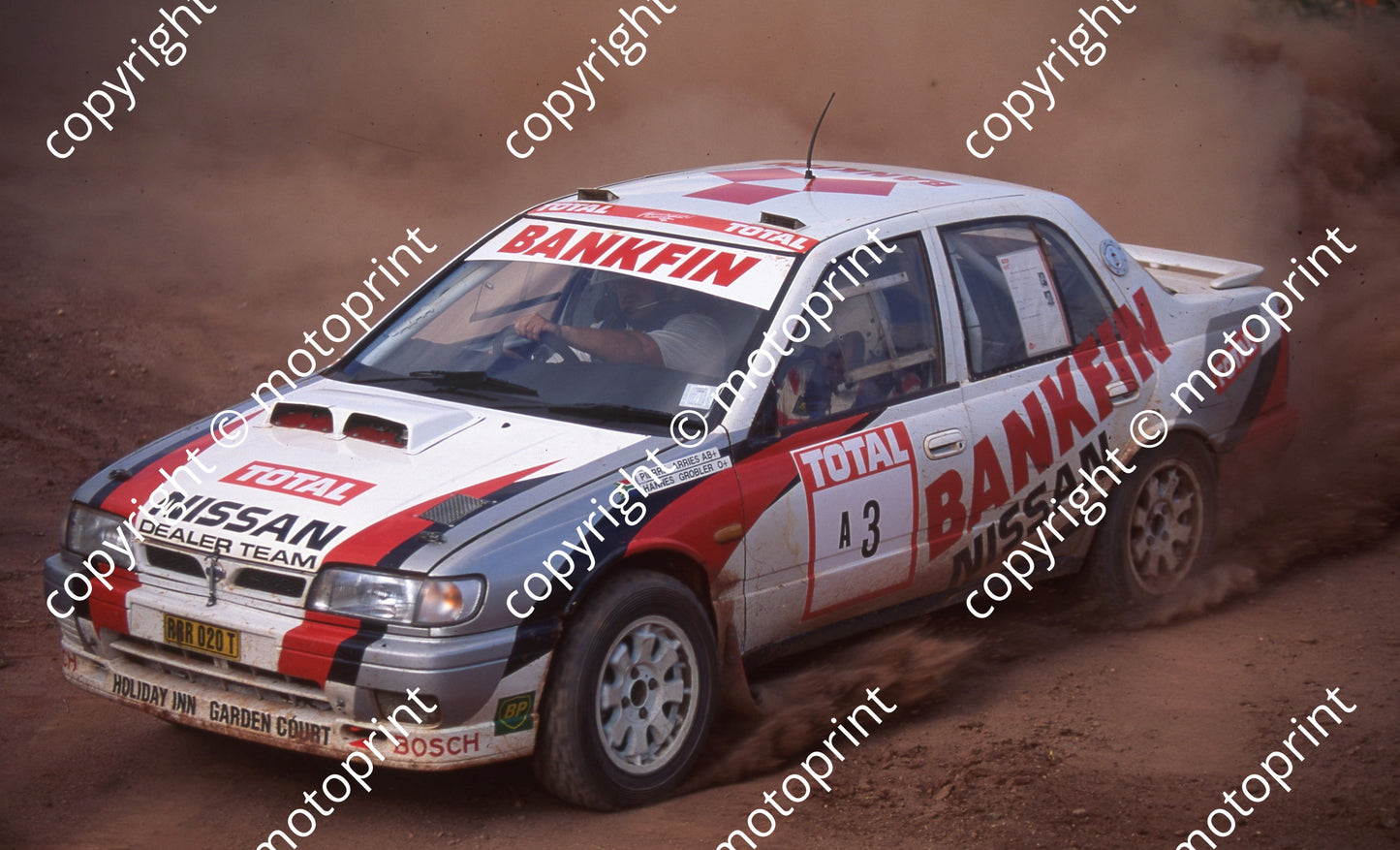 1995 Total 3 Hannes Grobler, Pierre Arries Sentra 4x4 (Watling Photo) 1 (3)